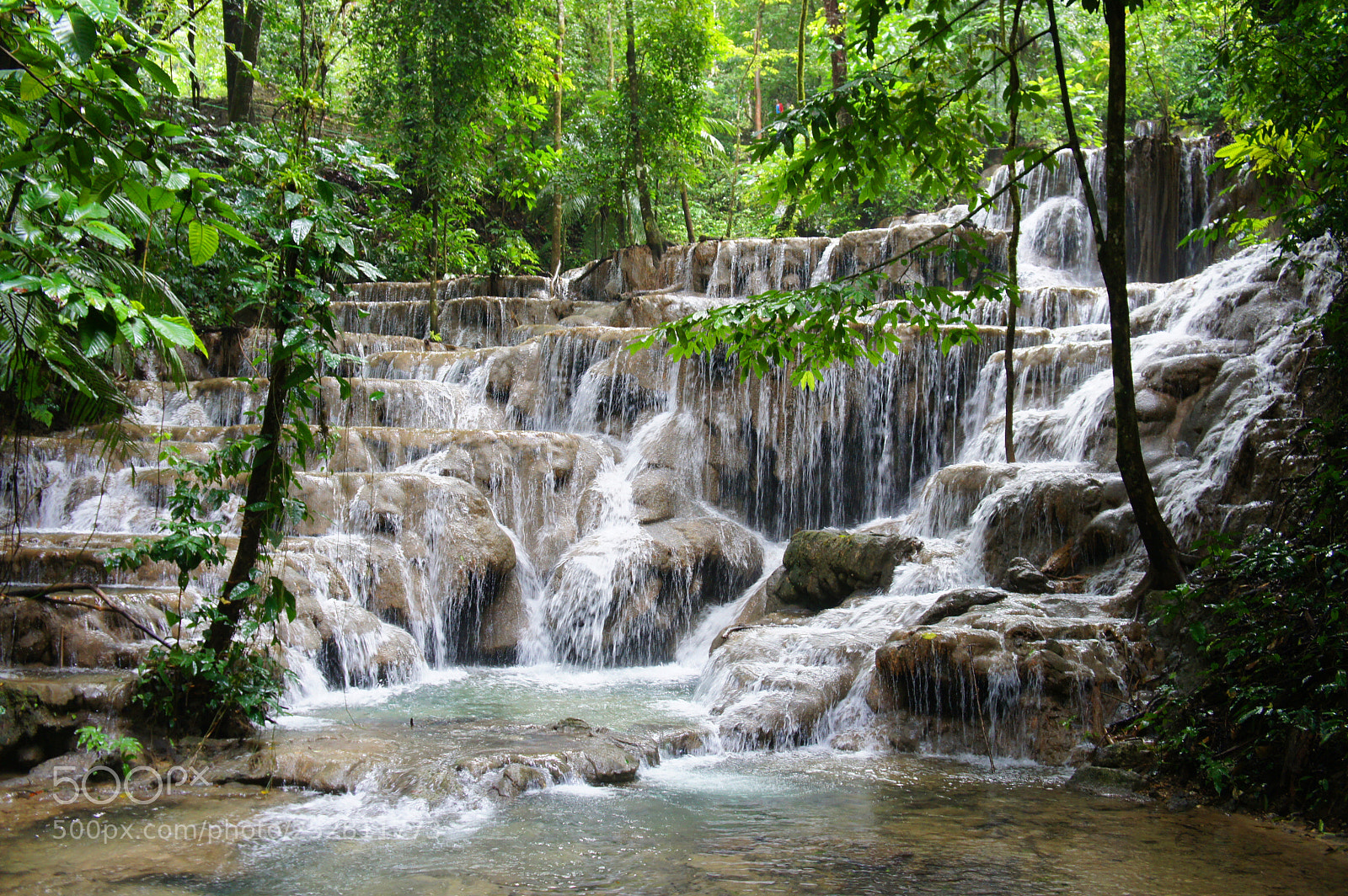 Sony Alpha NEX-5 sample photo. Waterfalls in palenque, mexico photography