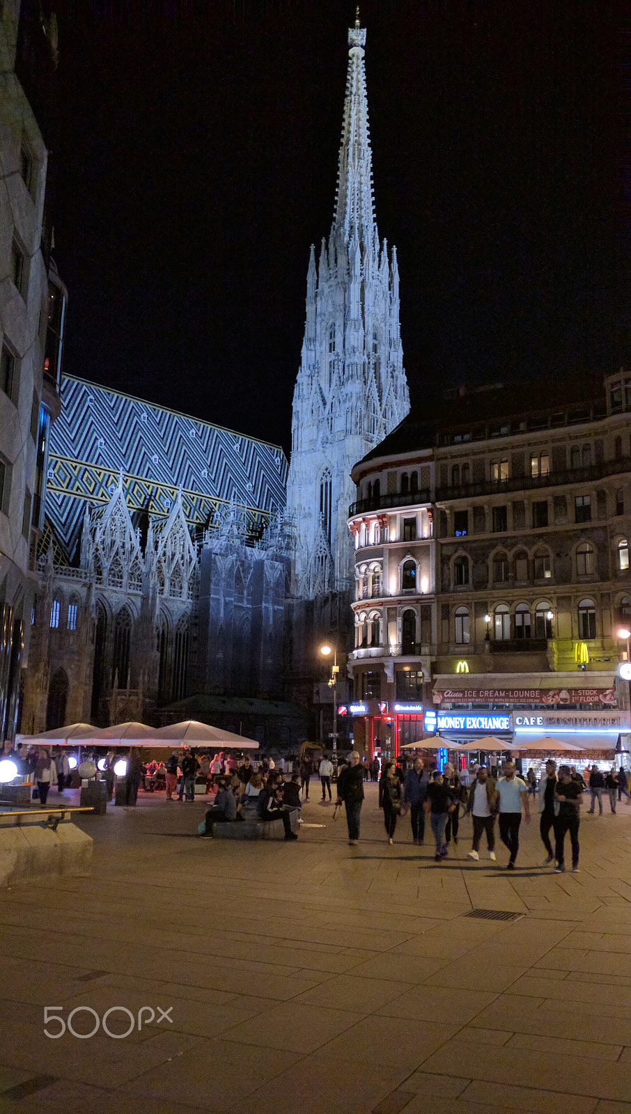 Motorola Nexus 6 sample photo. Domkirche st. stephan - night 01 photography