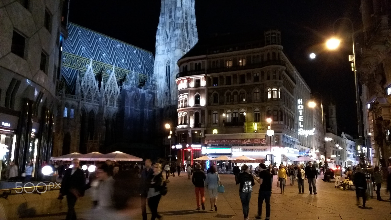 Motorola Nexus 6 sample photo. Vienna street - night 03 photography