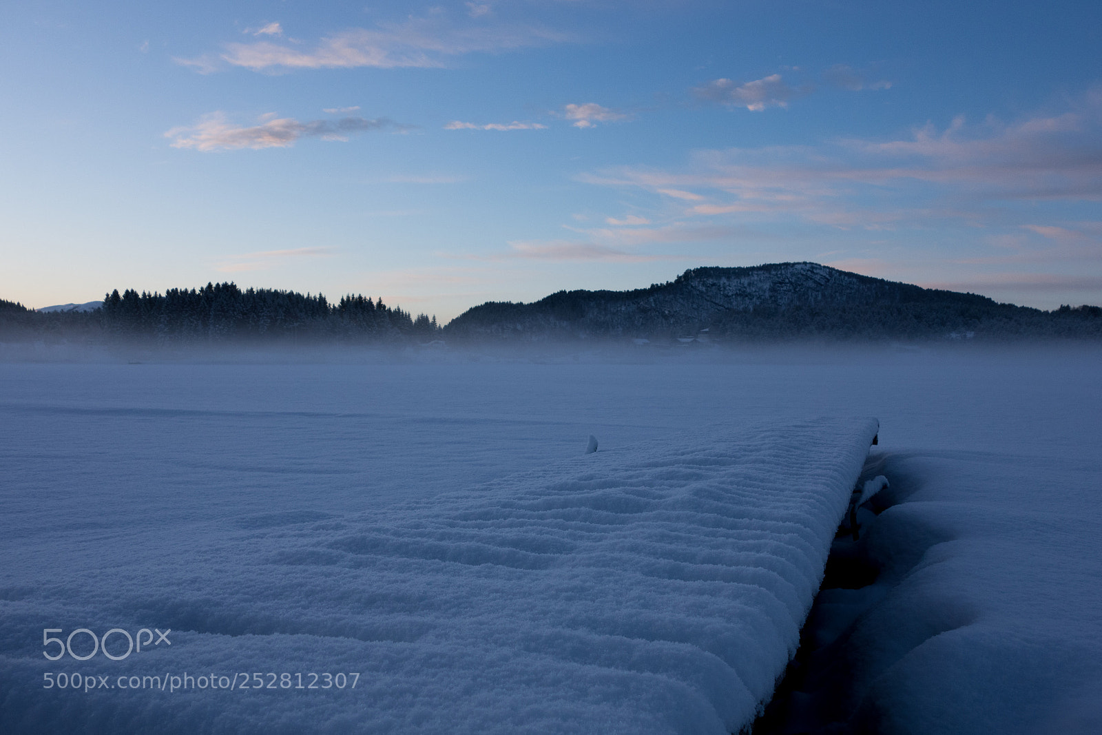 Sony Cyber-shot DSC-RX100 sample photo. Frozen dock in the photography
