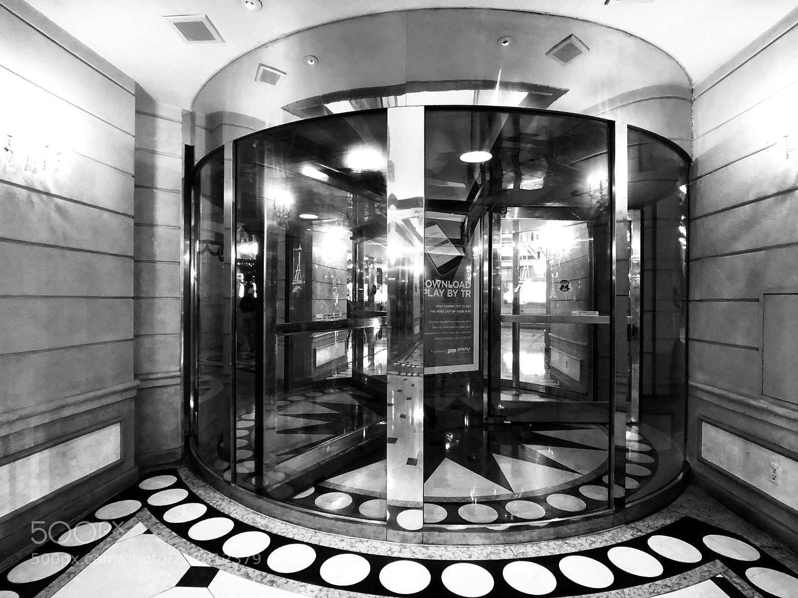 Apple iPhone 8 Plus sample photo. Revolving door photography