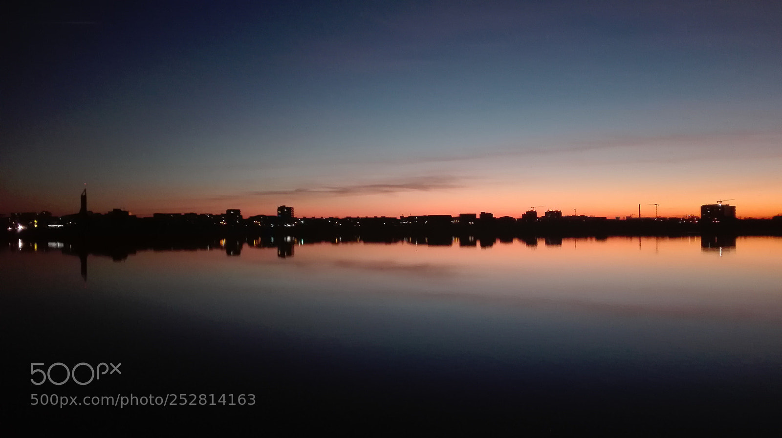 HUAWEI P8 Lite sample photo. Sunset over bucharest photography