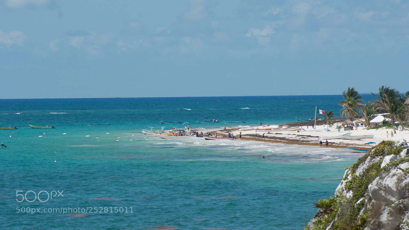 Sony Alpha DSLR-A230 sample photo. Cancun beach photography