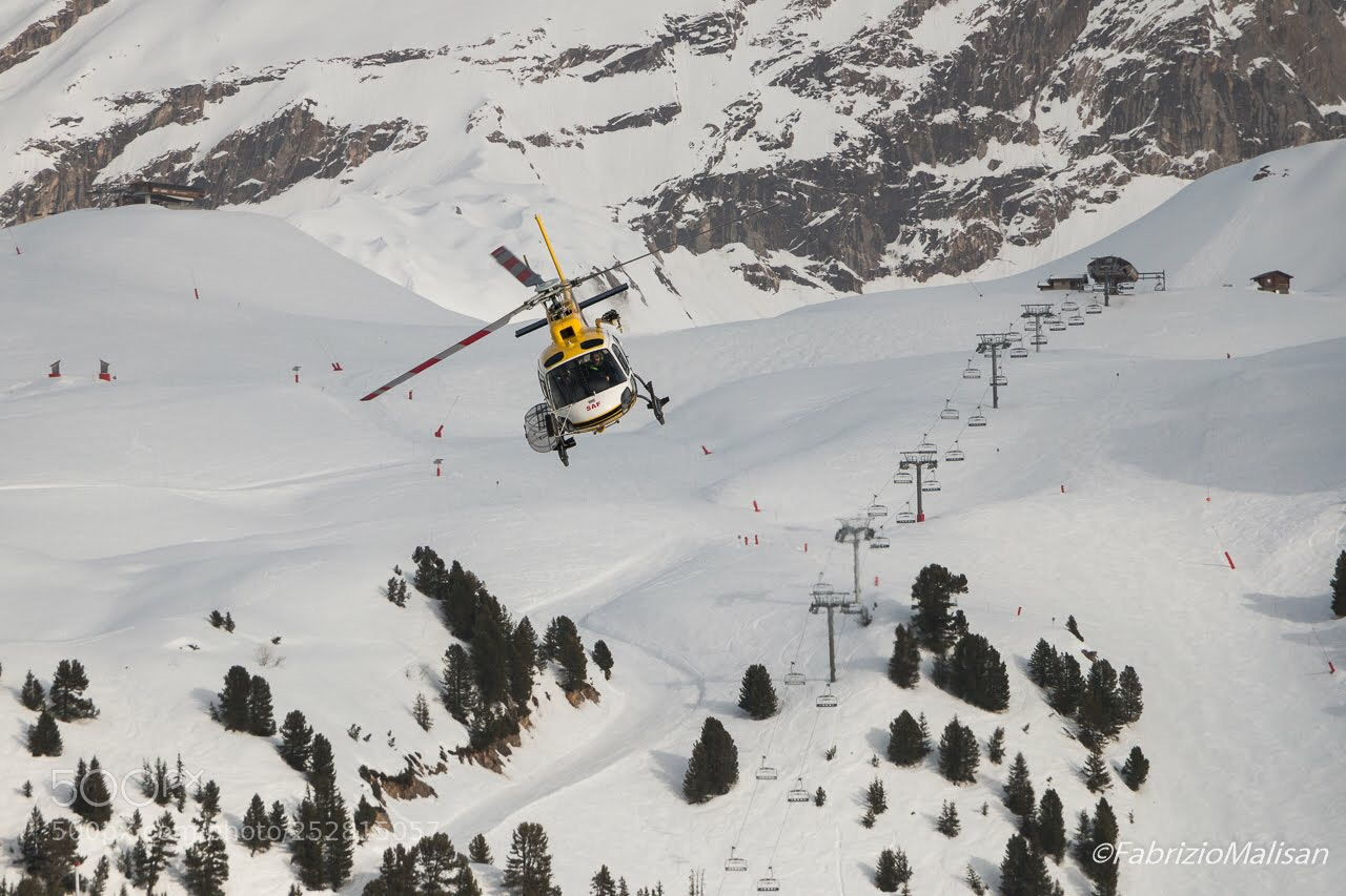 Canon EOS 70D sample photo. Helicopter flight over the photography