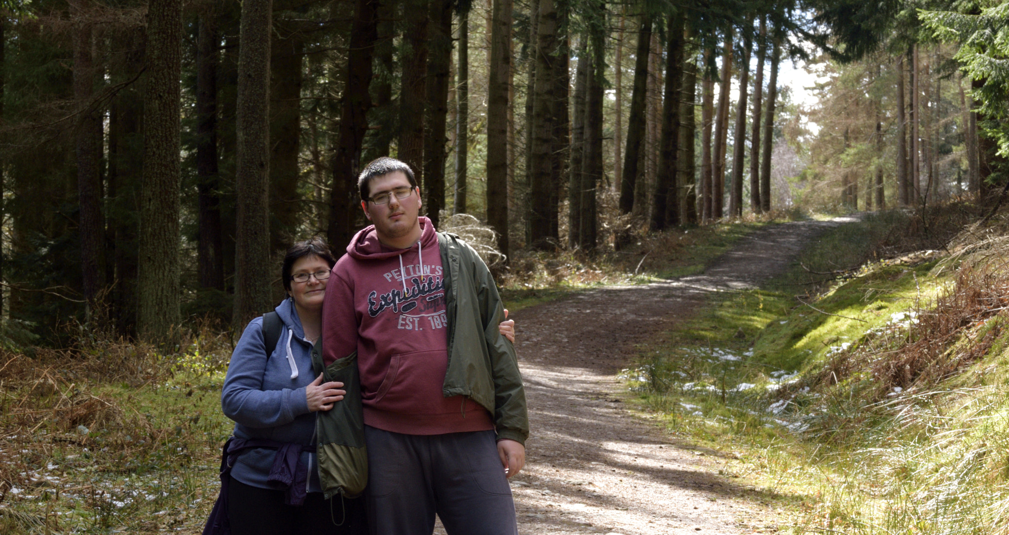 Sigma 105mm F2.8 EX DG OS HSM sample photo. Forest track photography