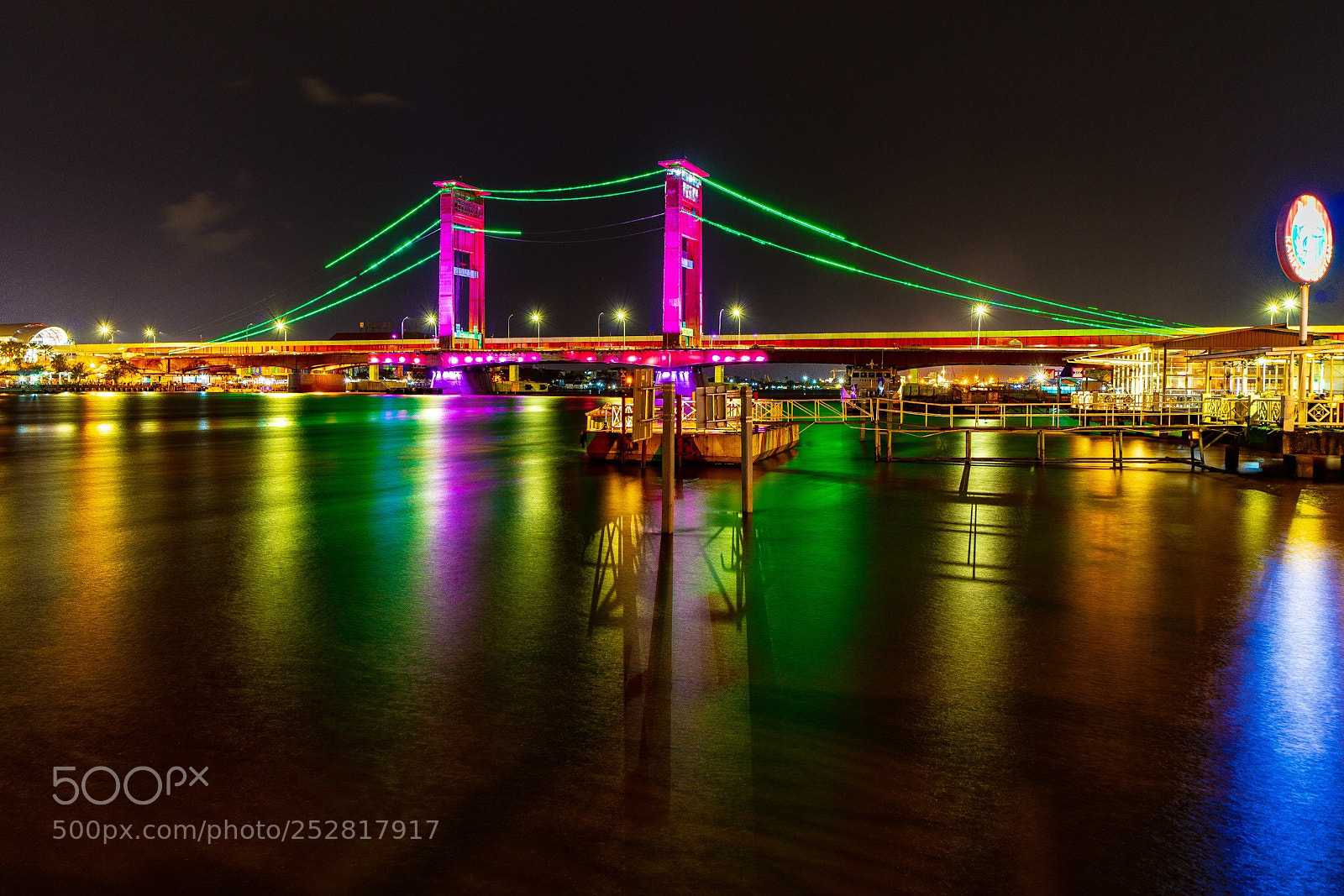 Sony a7R II sample photo. Ampera bridge, palembang, south photography
