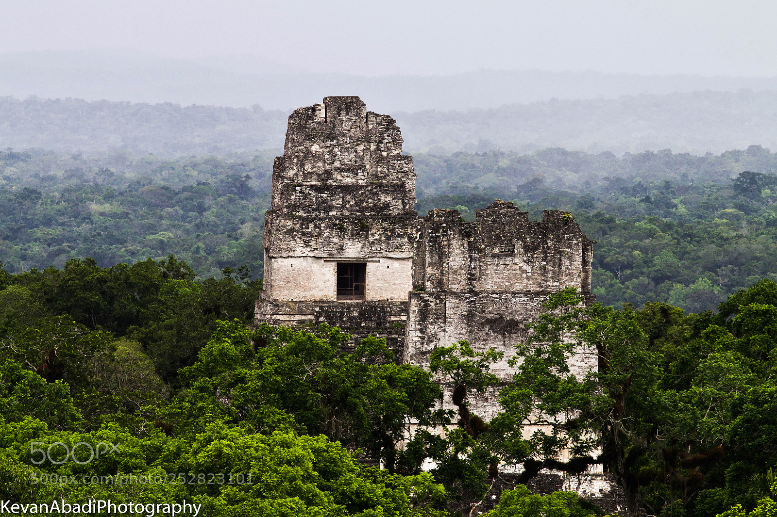 Canon EOS 70D sample photo. Tikal from temple iv photography