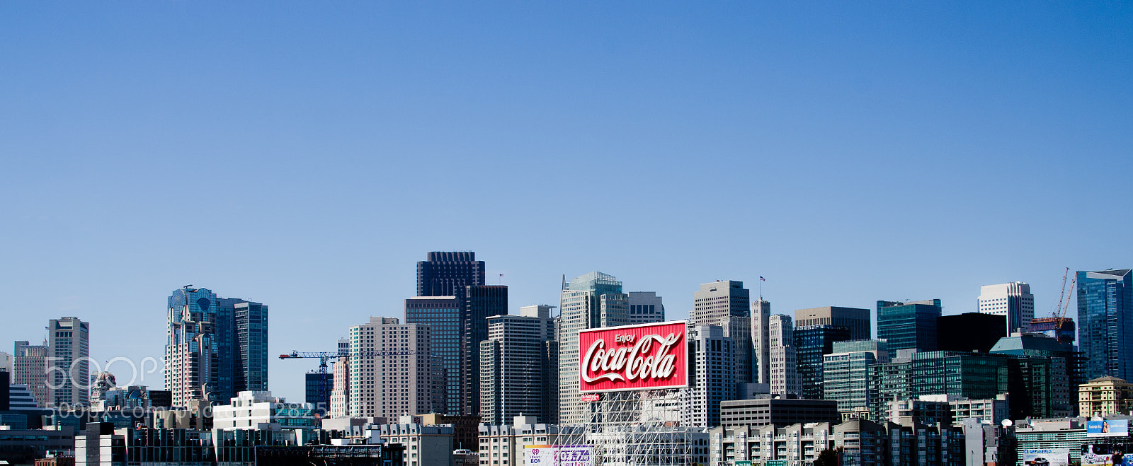 Nikon D7000 sample photo. Coca cola billboard, san photography