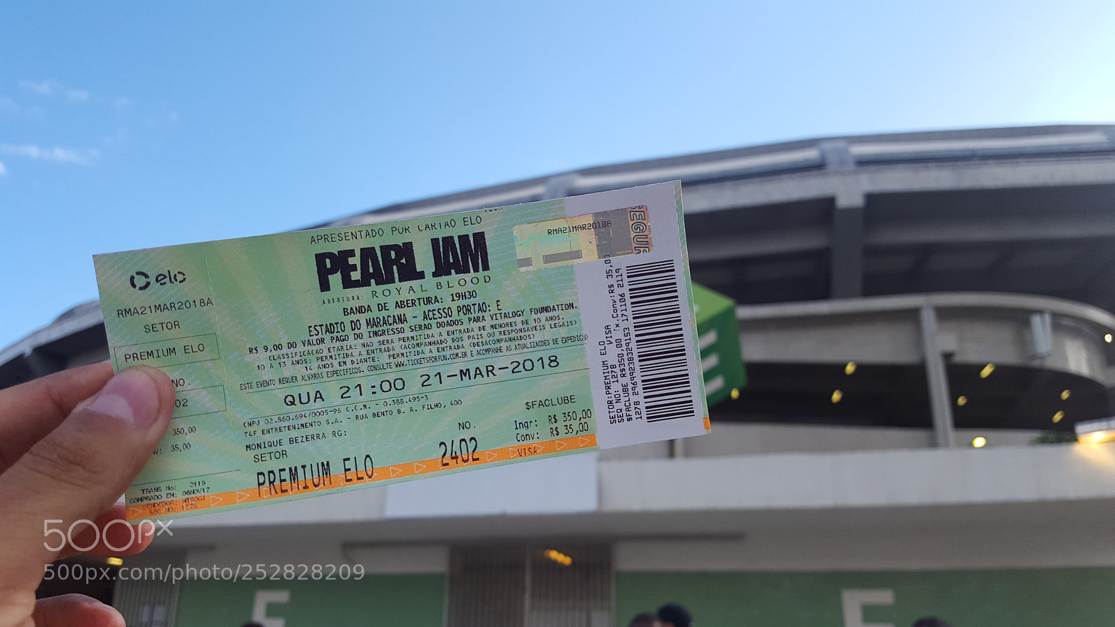Samsung Galaxy S6 sample photo. Pearl jam maracana 2018 photography