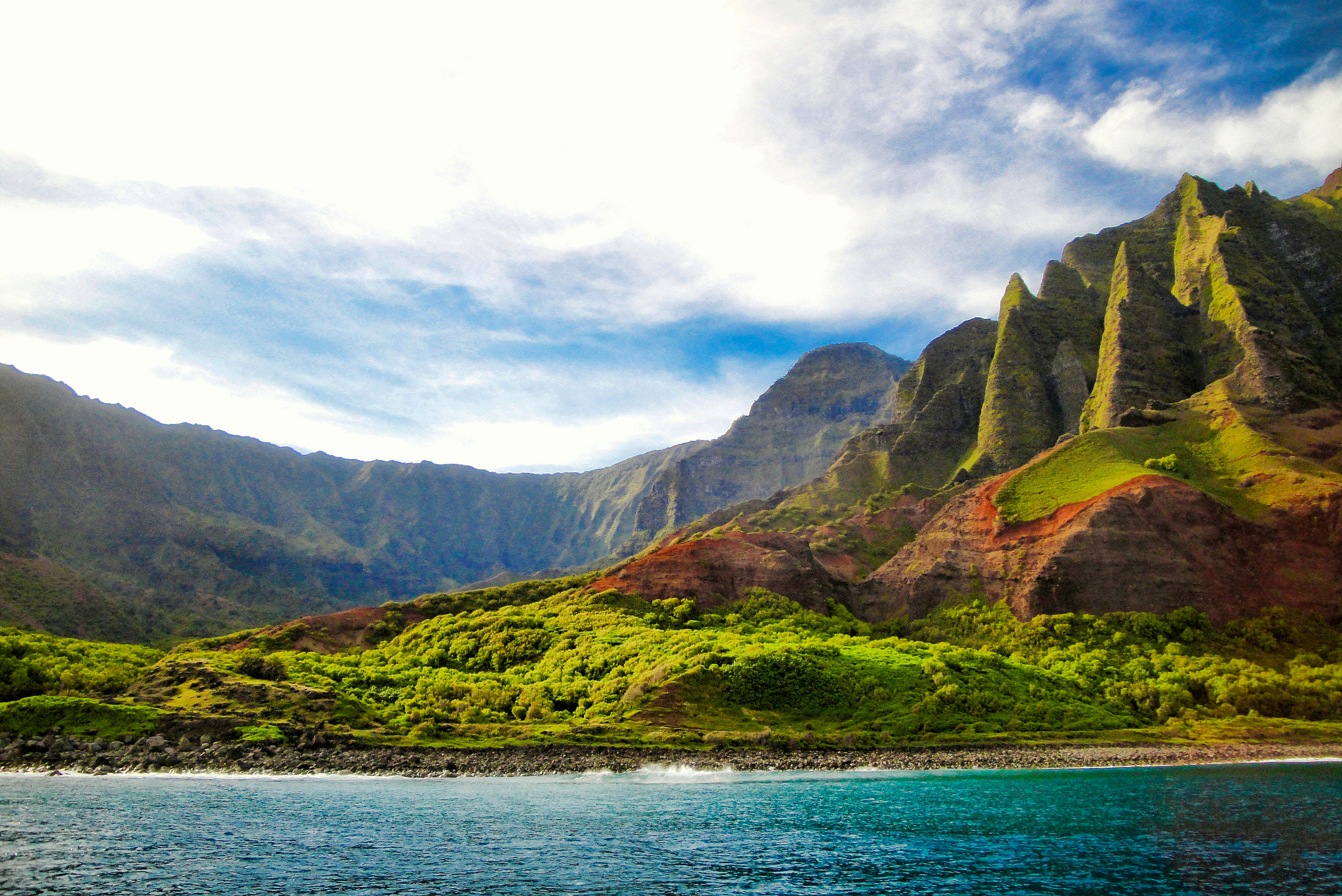 Sony Cyber-shot DSC-W290 sample photo. Na pali coastal study 6 photography