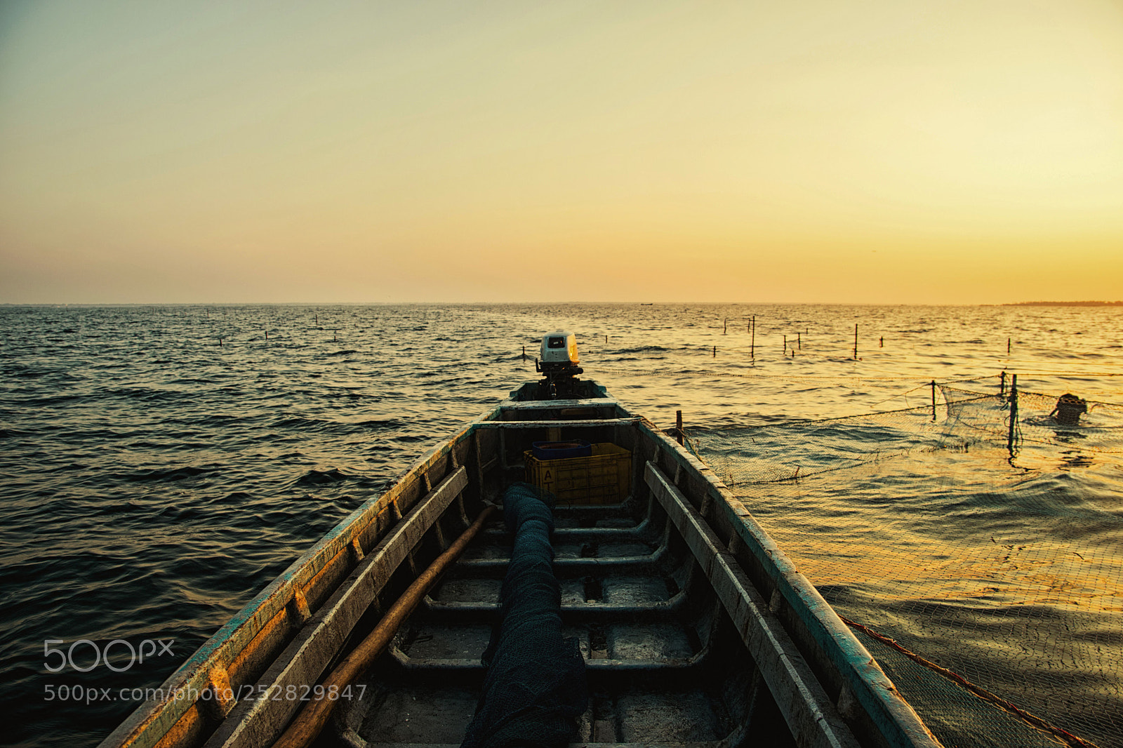 Nikon D5300 sample photo. Sunrise from boat photography