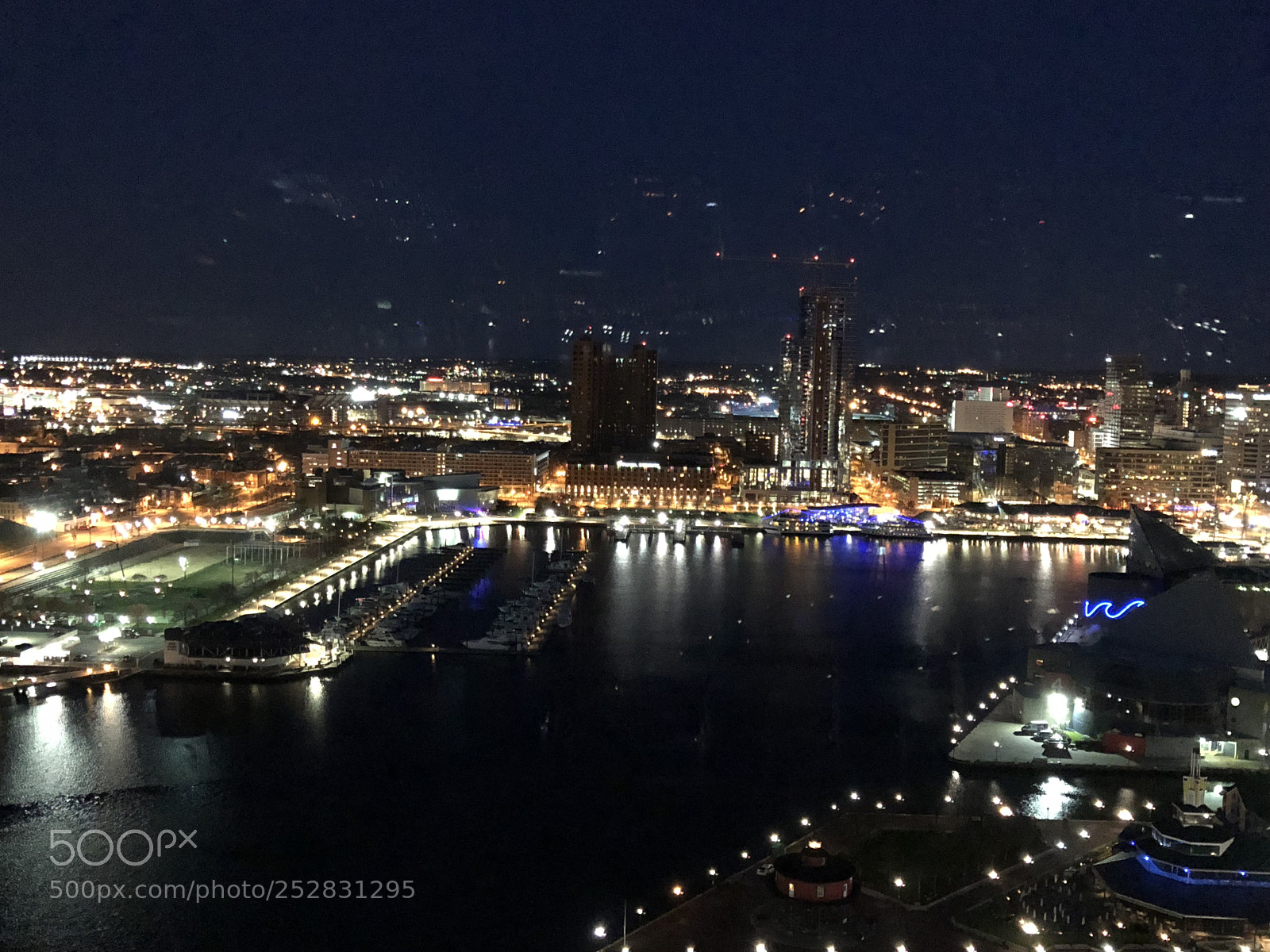 Apple iPhone X sample photo. Baltimore inner harbor photography