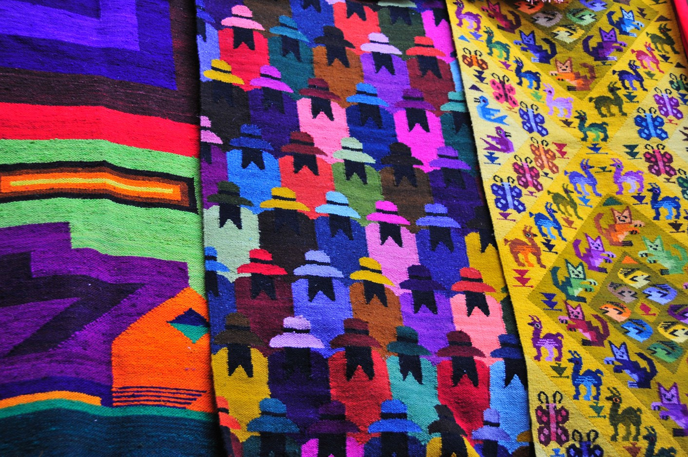 Nikon D300 sample photo. Colors of the market - cusco photography