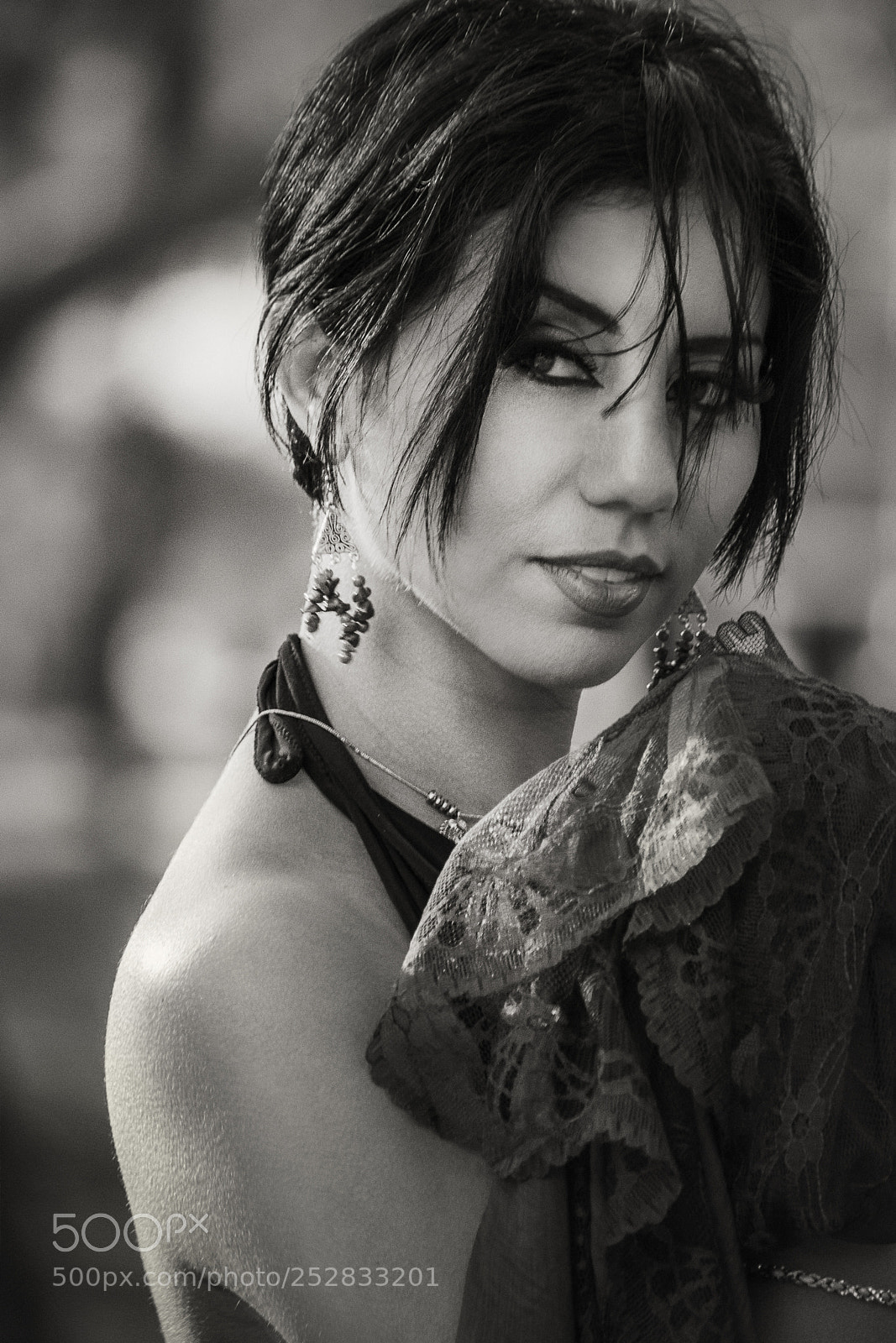 Nikon D7100 sample photo. Kenza bw 2 photography