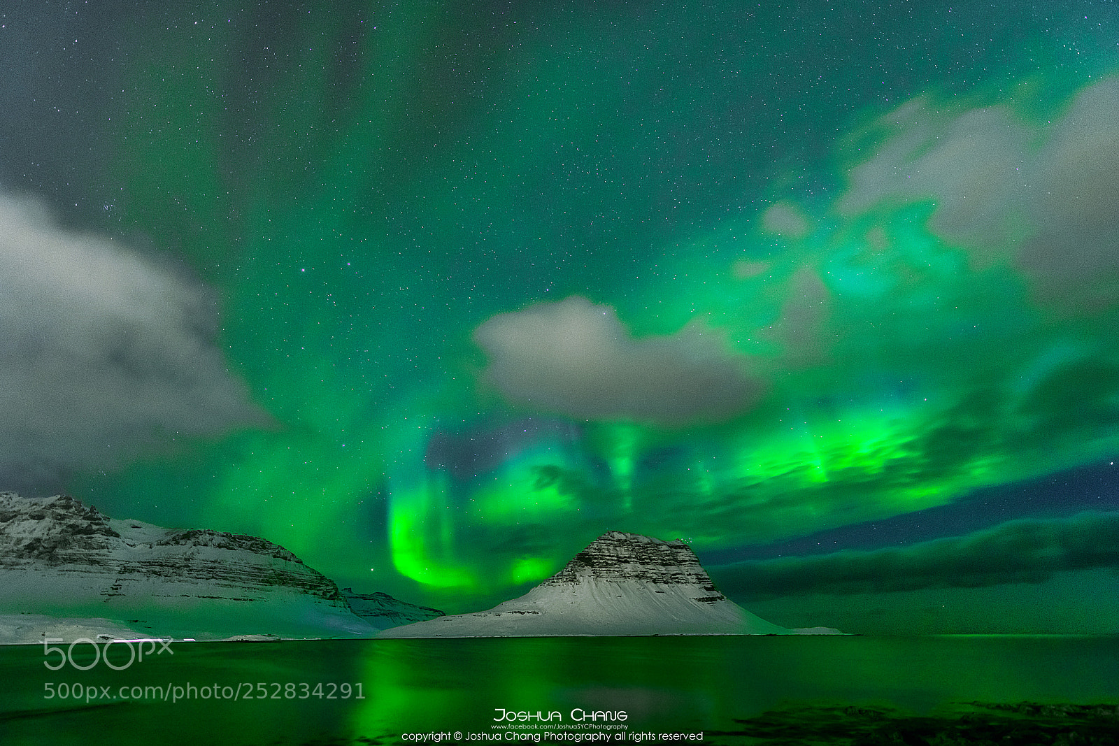 Nikon D850 sample photo. Aurora in kirkjufell mountain photography