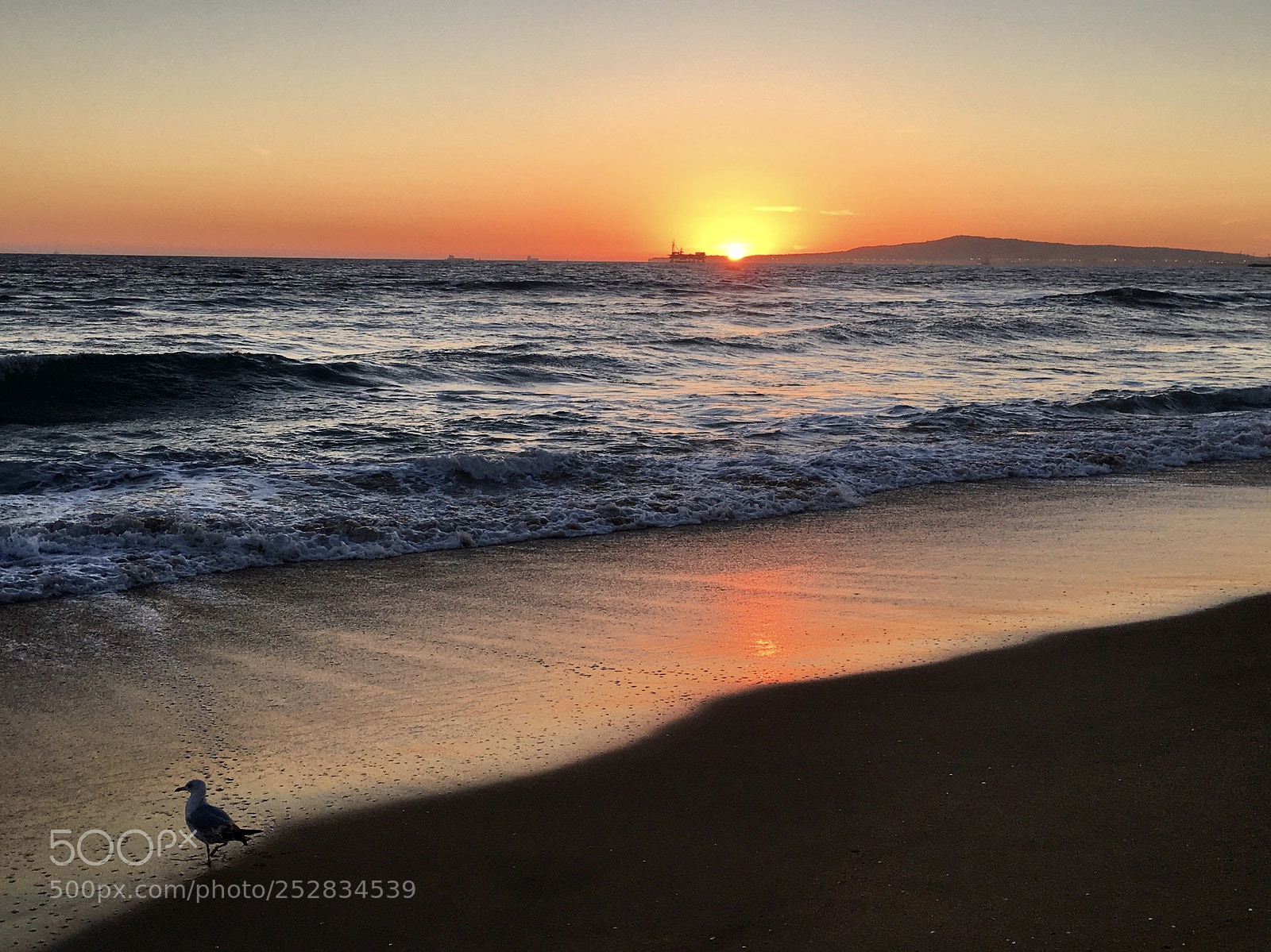 Apple iPhone 6s sample photo. Sunset beach photography