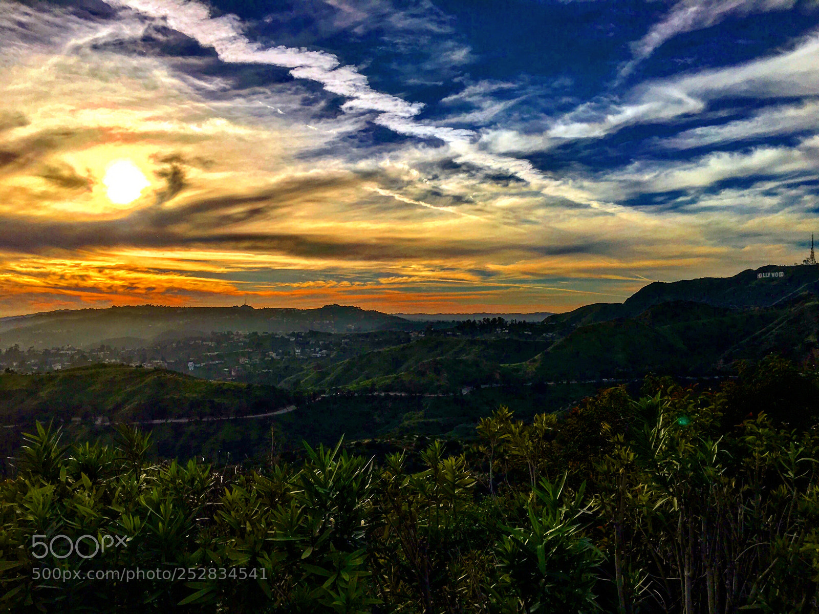 Apple iPhone 6s sample photo. Hollywood sunset photography