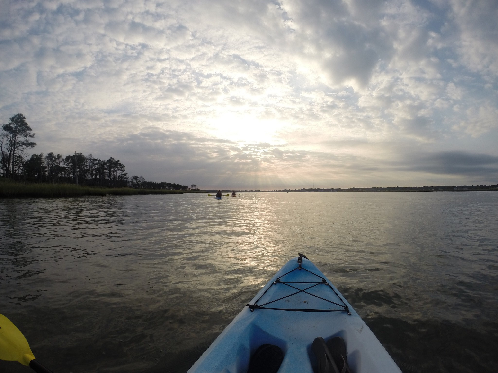 GoPro HERO3+ Black Edition sample photo. Sunset kayak photography