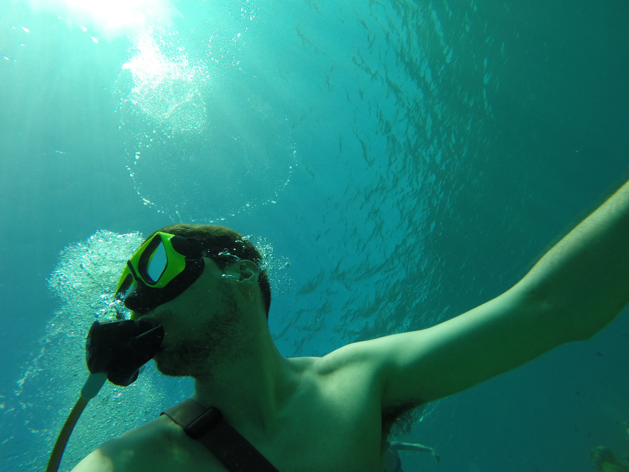 GoPro HERO3+ Black Edition sample photo. Snuba photography