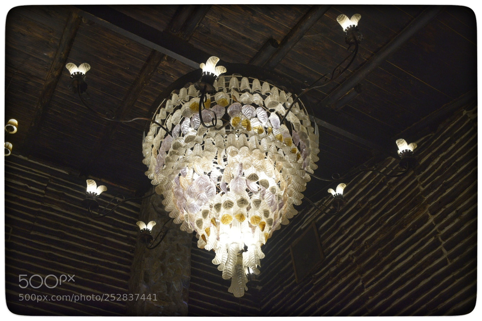 Nikon D5300 sample photo. Chandelier light photography