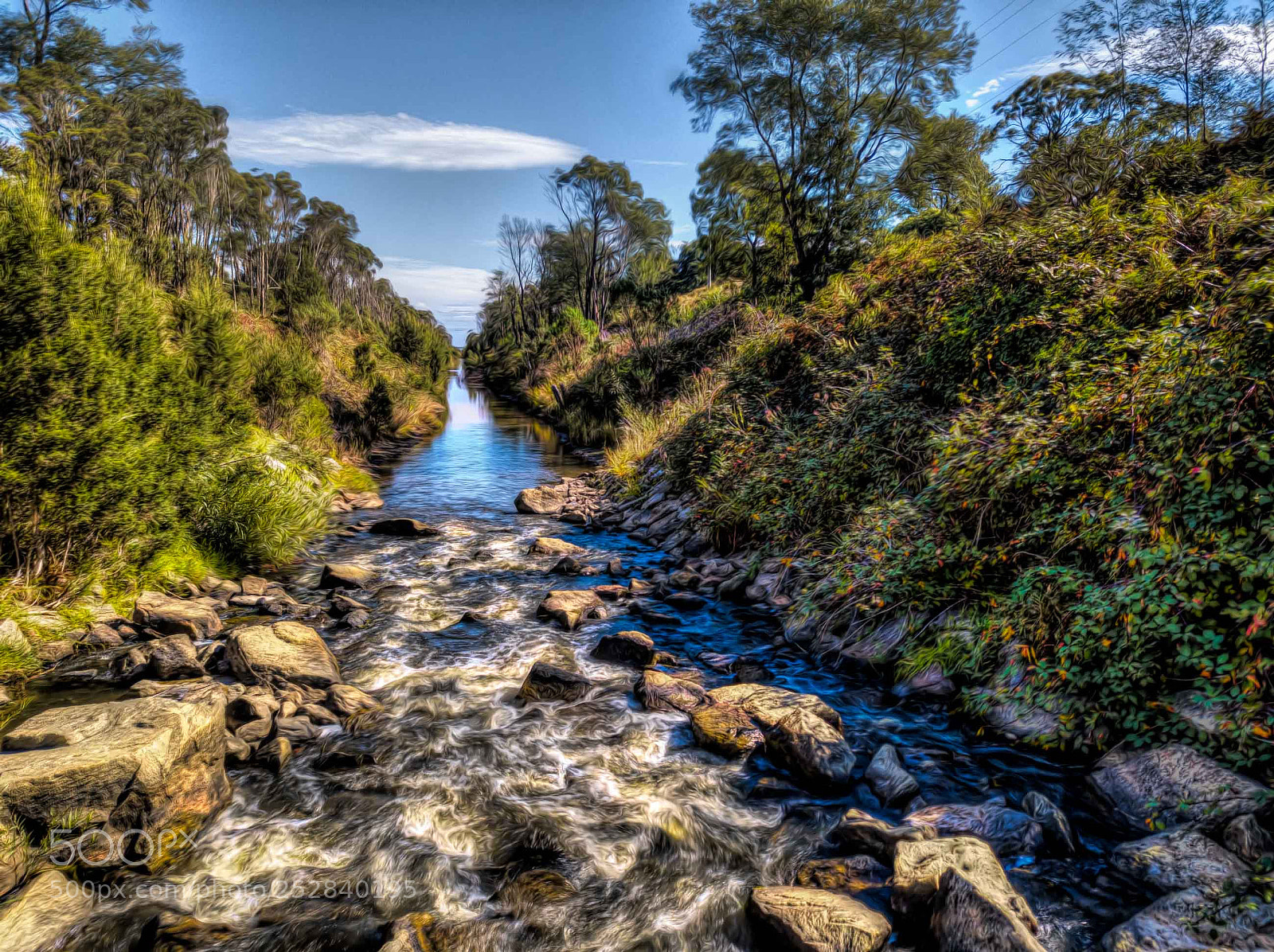 DJI FC220 sample photo. Bunyip river photography