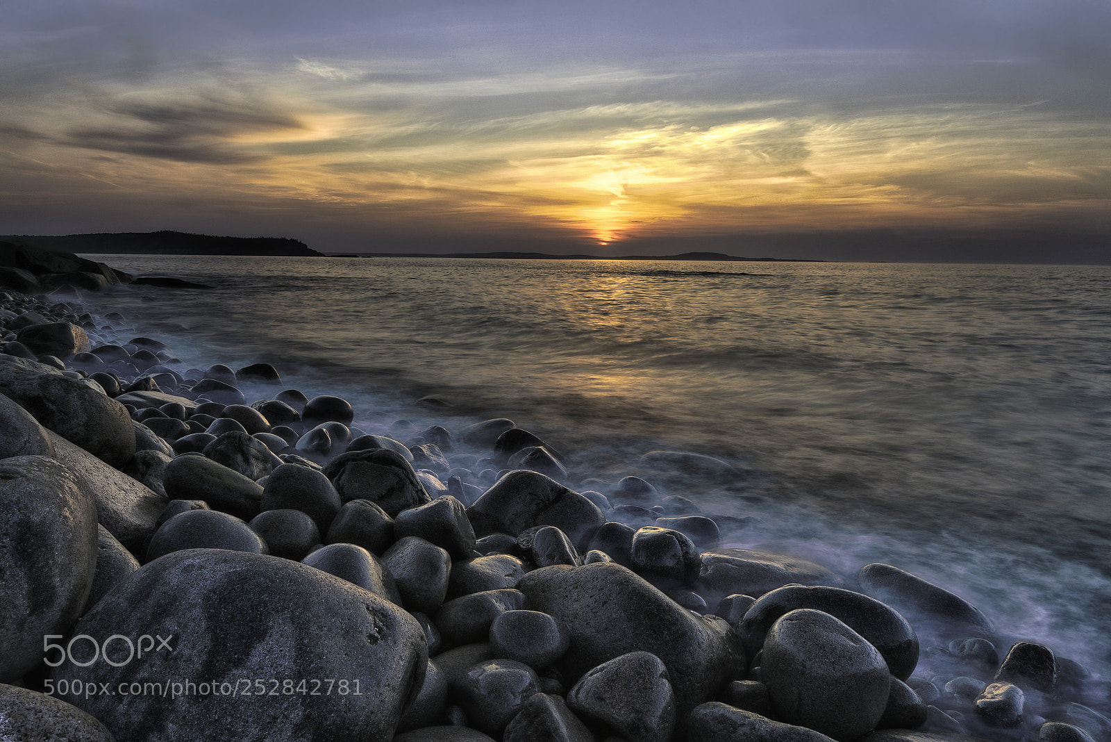 Nikon D810 sample photo. Pebbles beach sunrise photography