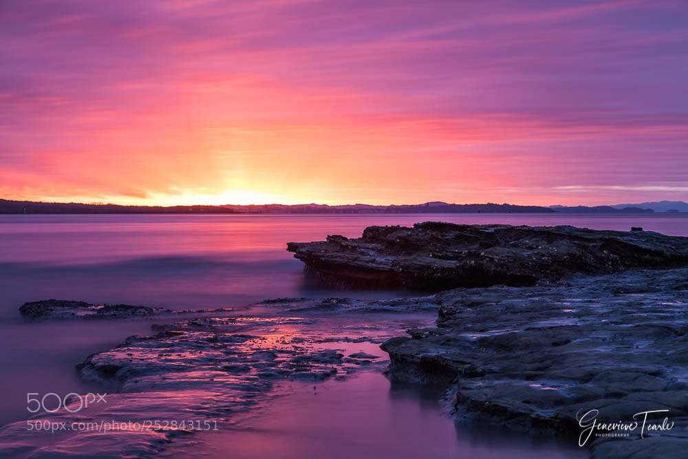 Canon EOS 5D Mark II sample photo. Auckland sunrise - new photography