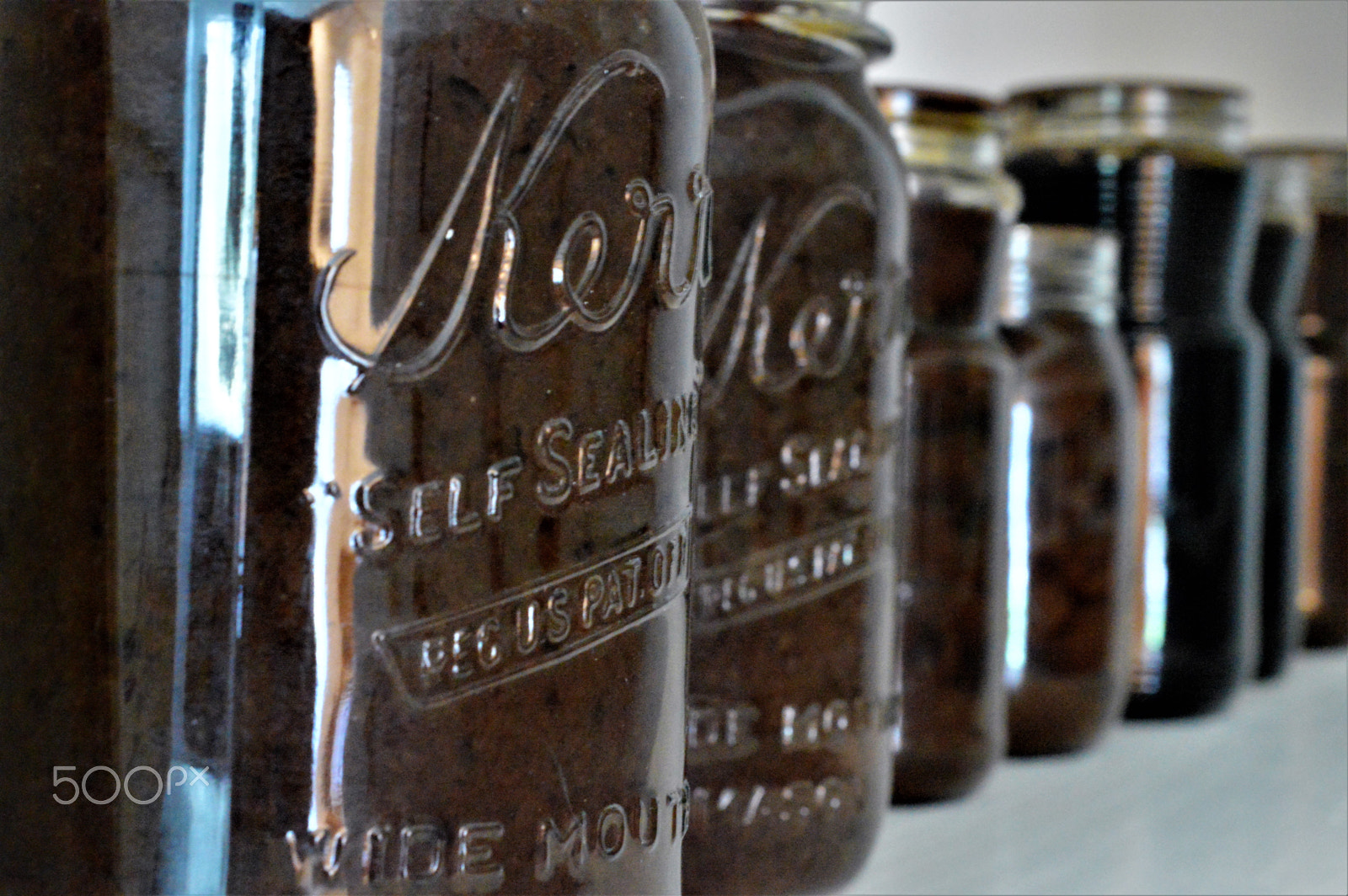 Nikon AF-S DX Micro Nikkor 40mm F2.8 sample photo. Mason jars photography