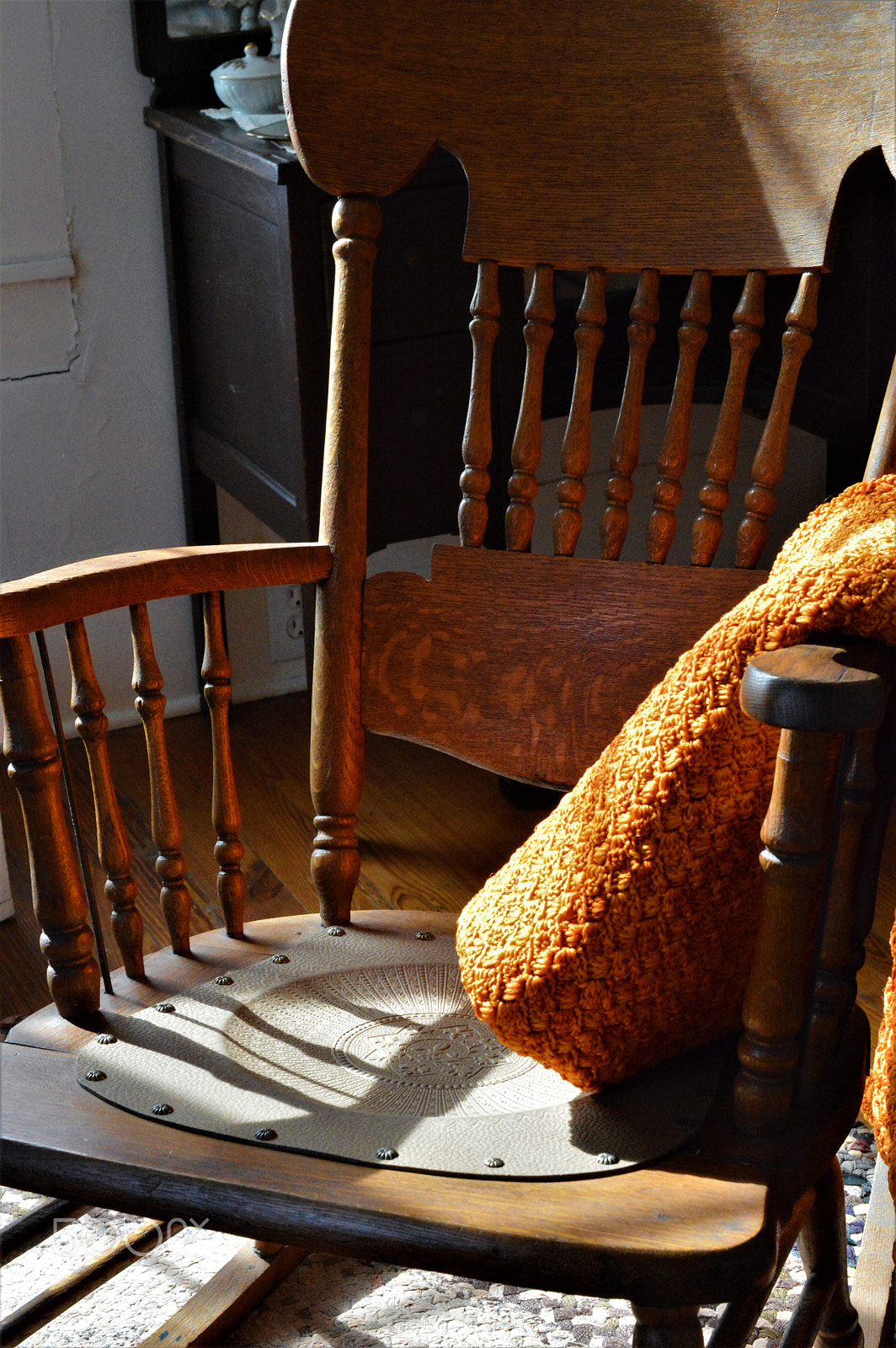 Nikon D3200 sample photo. Rocking chair in the sunlight photography