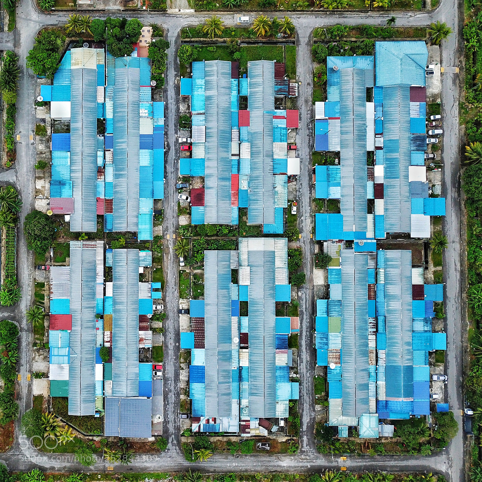 DJI FC220 sample photo. Squares photography