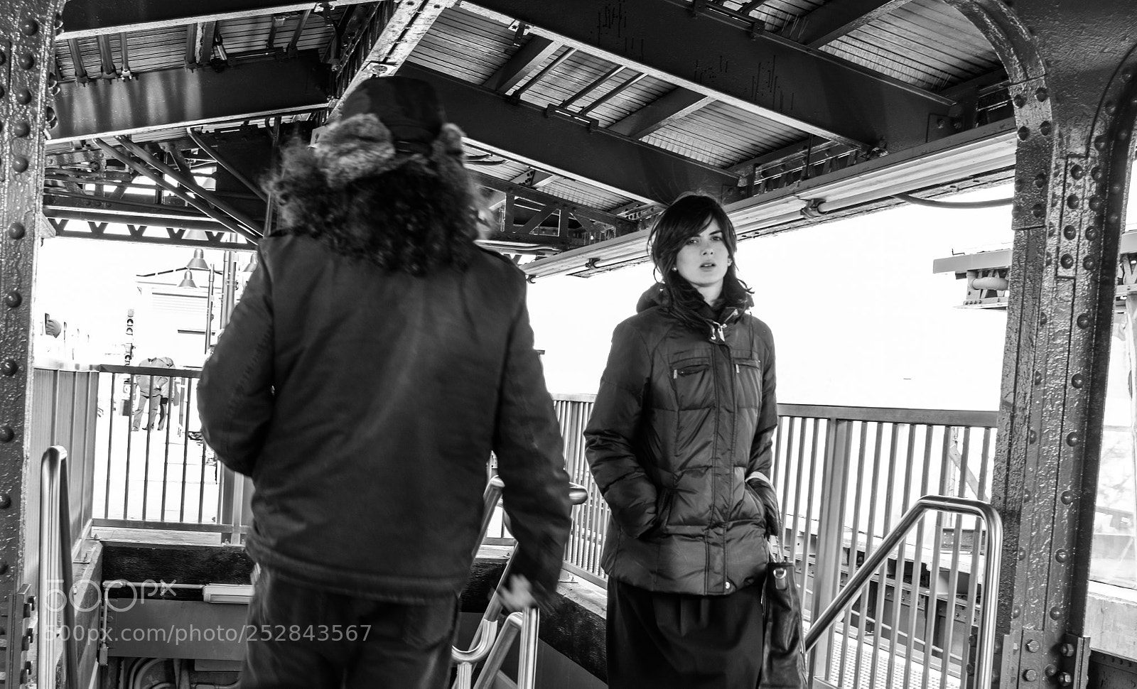 Fujifilm X-T2 sample photo. Girl in the subway photography