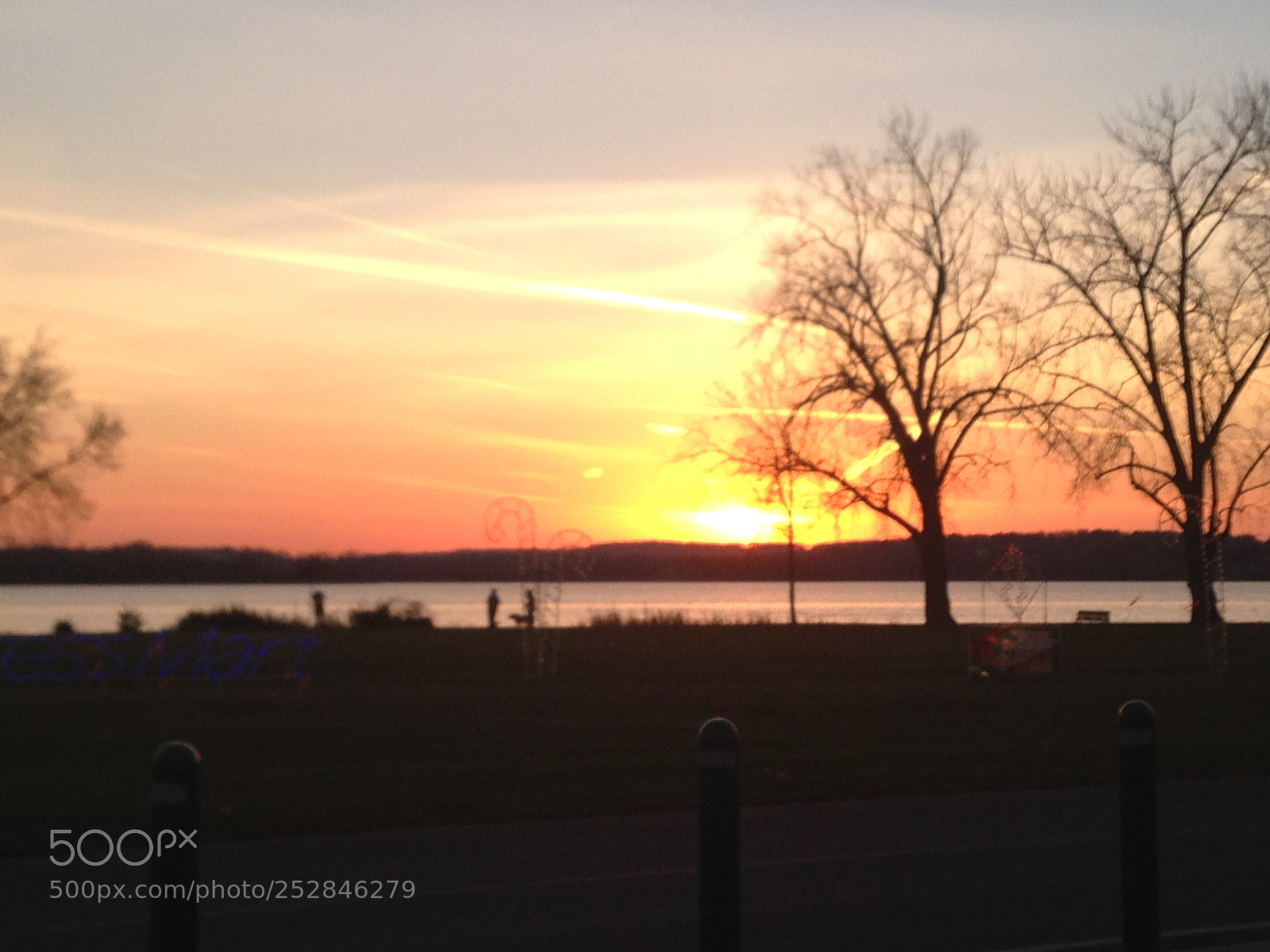 Apple iPhone 5 sample photo. Sunset at onondaga lake photography