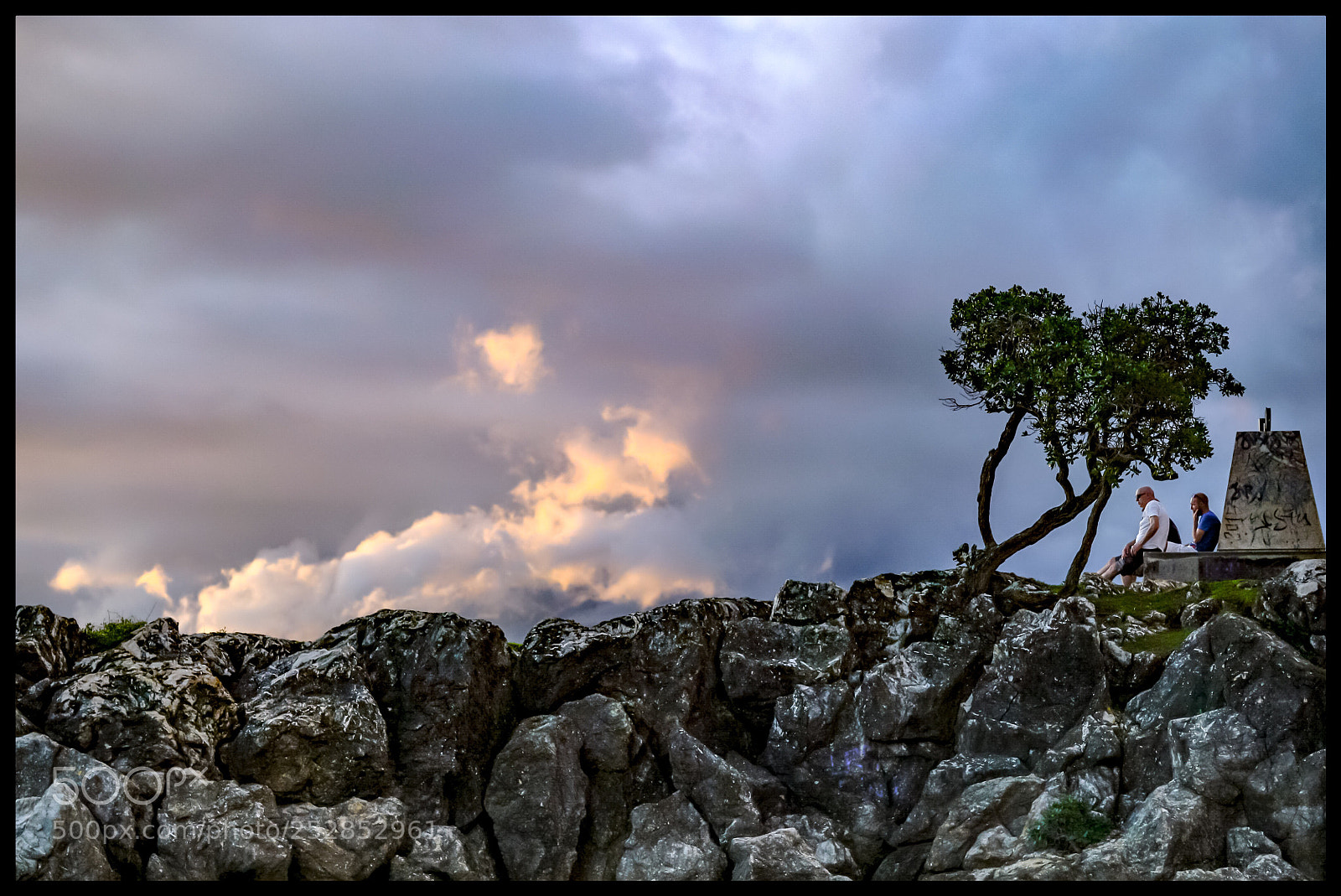 Sony a7S sample photo. Sunset on the rock photography