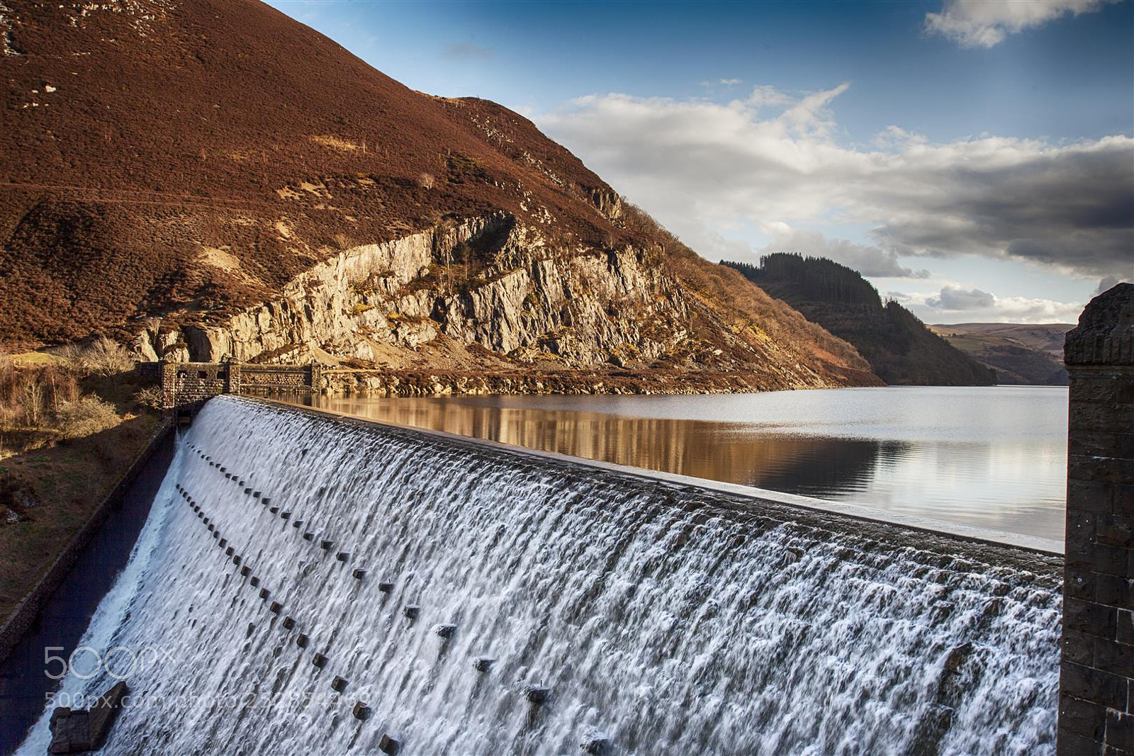 Canon EOS 5D Mark II sample photo. Rhayader dams photography