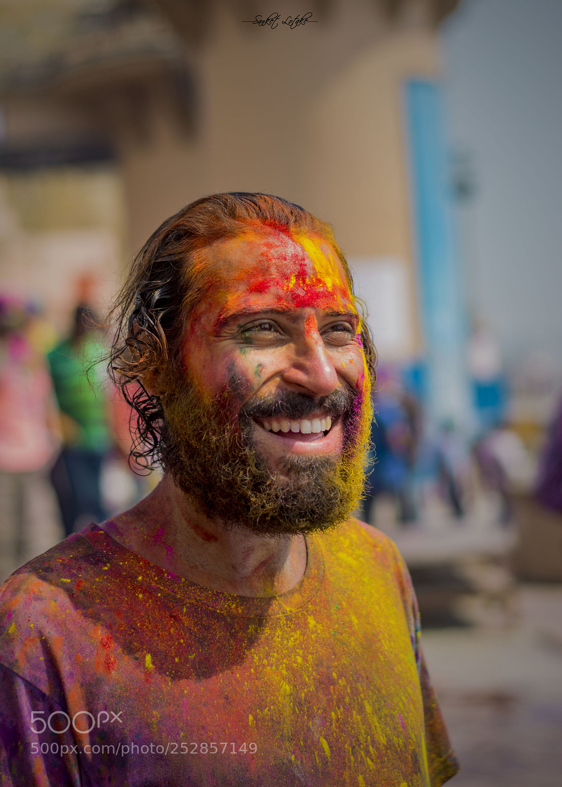 Nikon D5200 sample photo. Holi in banaras photography