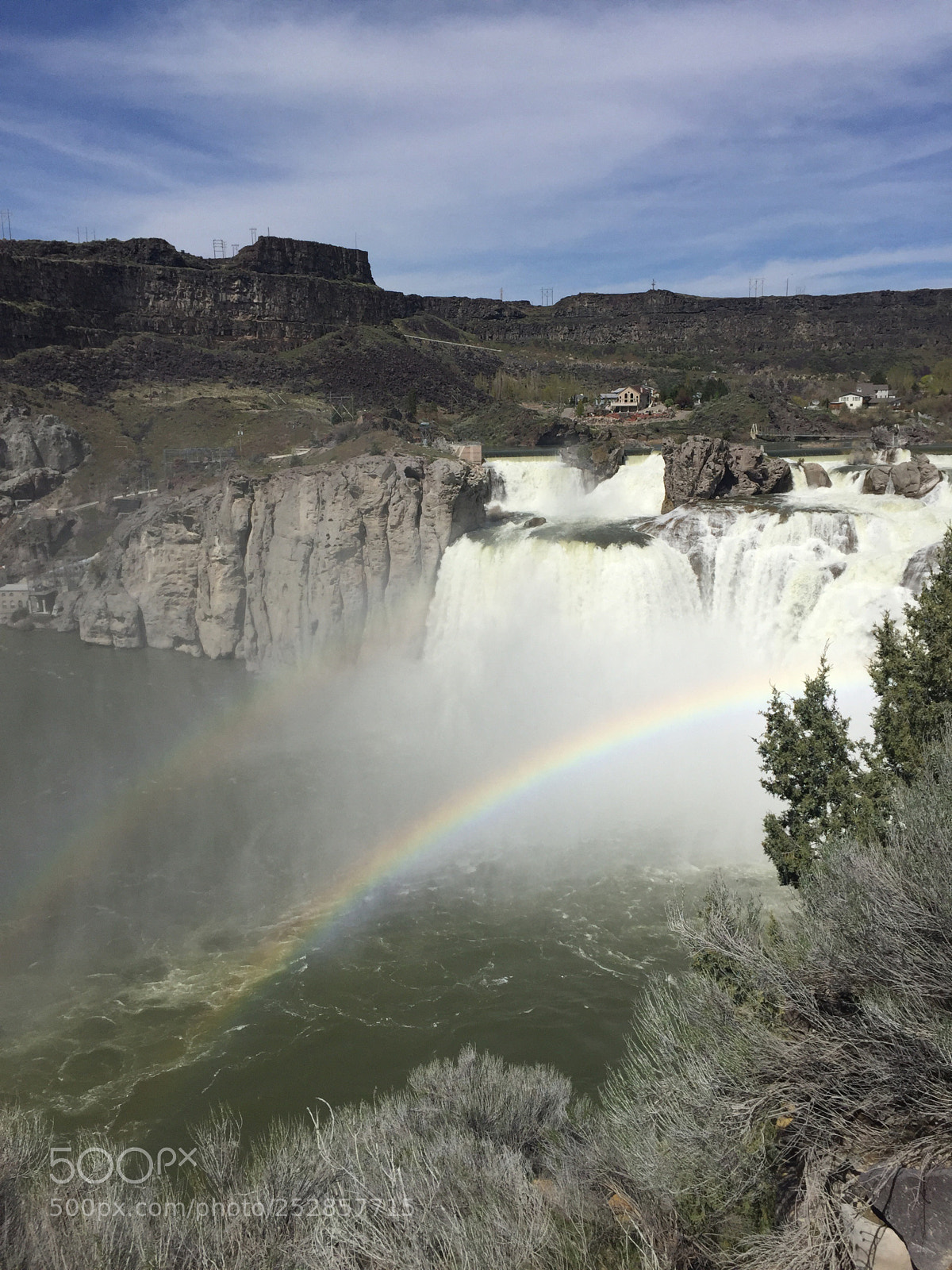 Apple iPhone 6 Plus sample photo. Rainbow in the falls photography