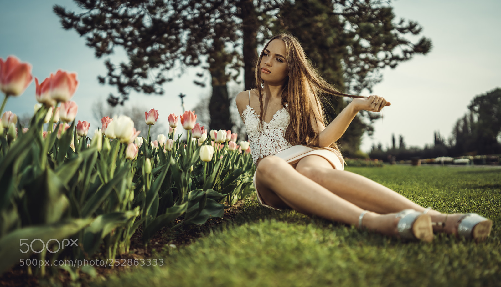 Sony a7R II sample photo. Daria (pink tulips) photography