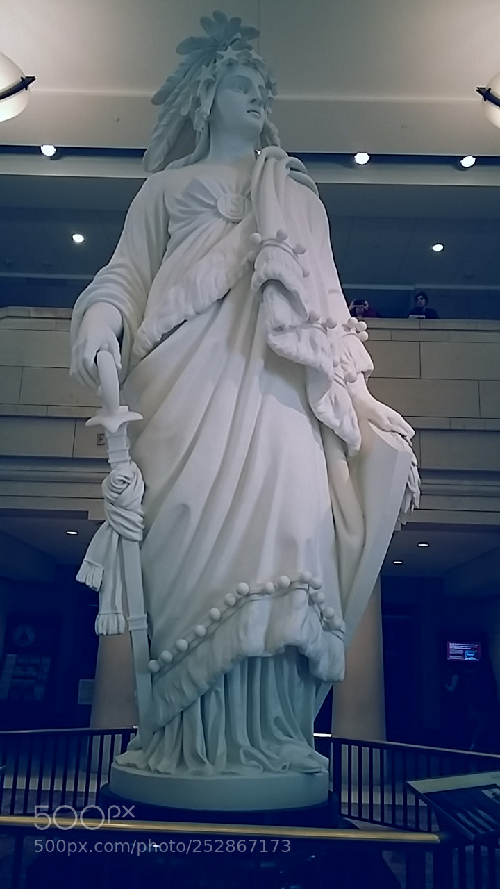 Samsung Galaxy Grand Prime sample photo. Justice statue photography