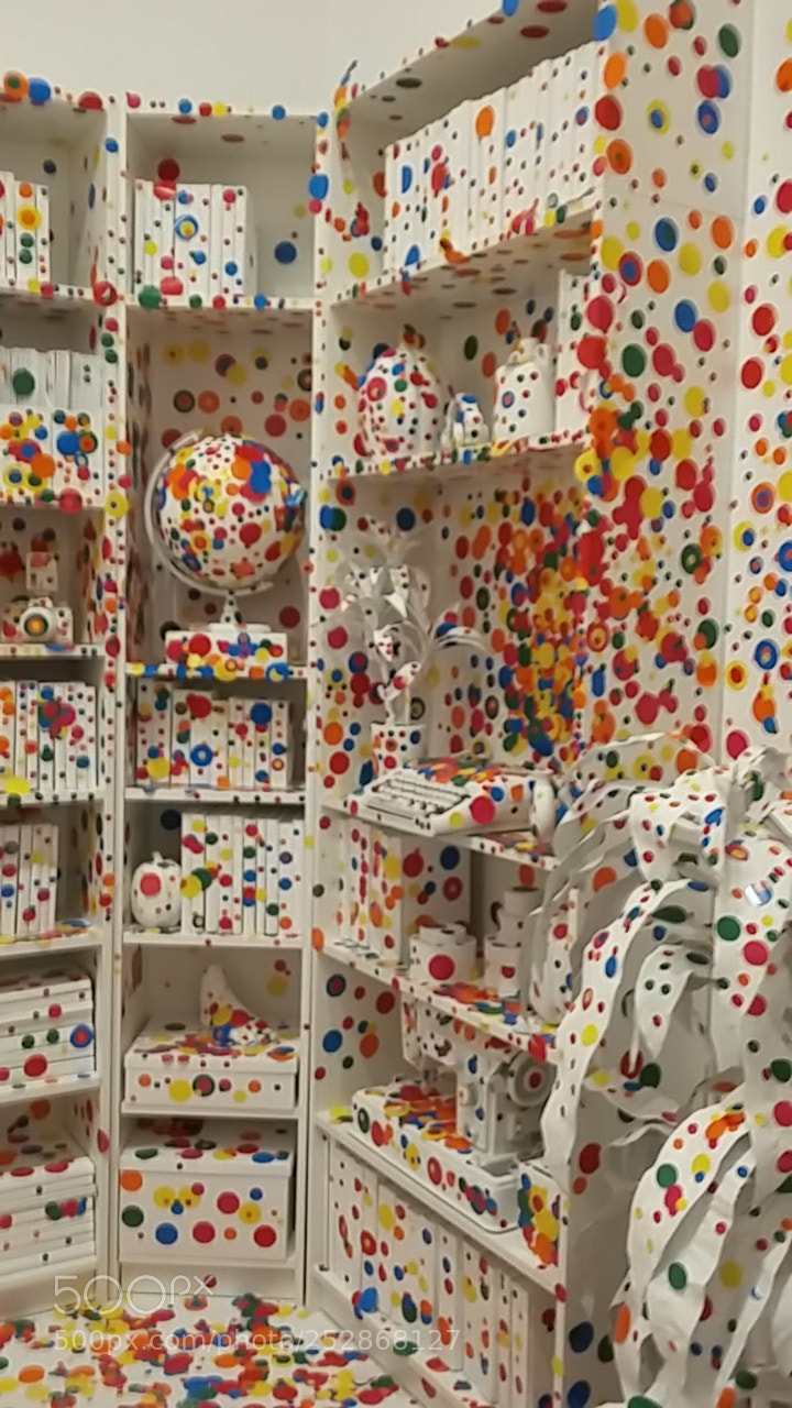 Samsung Galaxy Grand Prime sample photo. Yayoi kusama photography