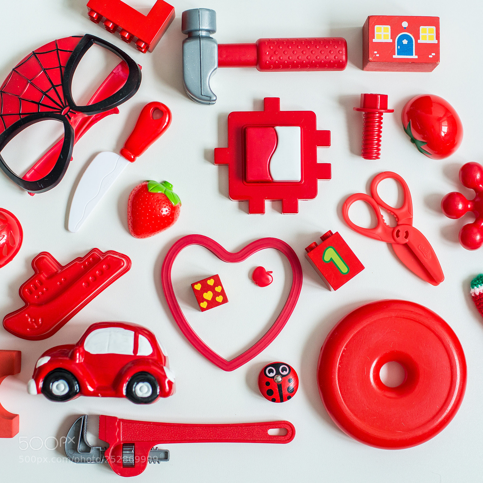 Nikon D800 sample photo. Red educational toys photography