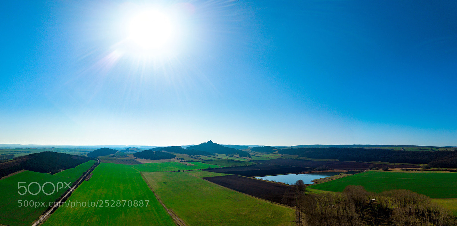 DJI FC220 sample photo. Veste wachsenburg photography