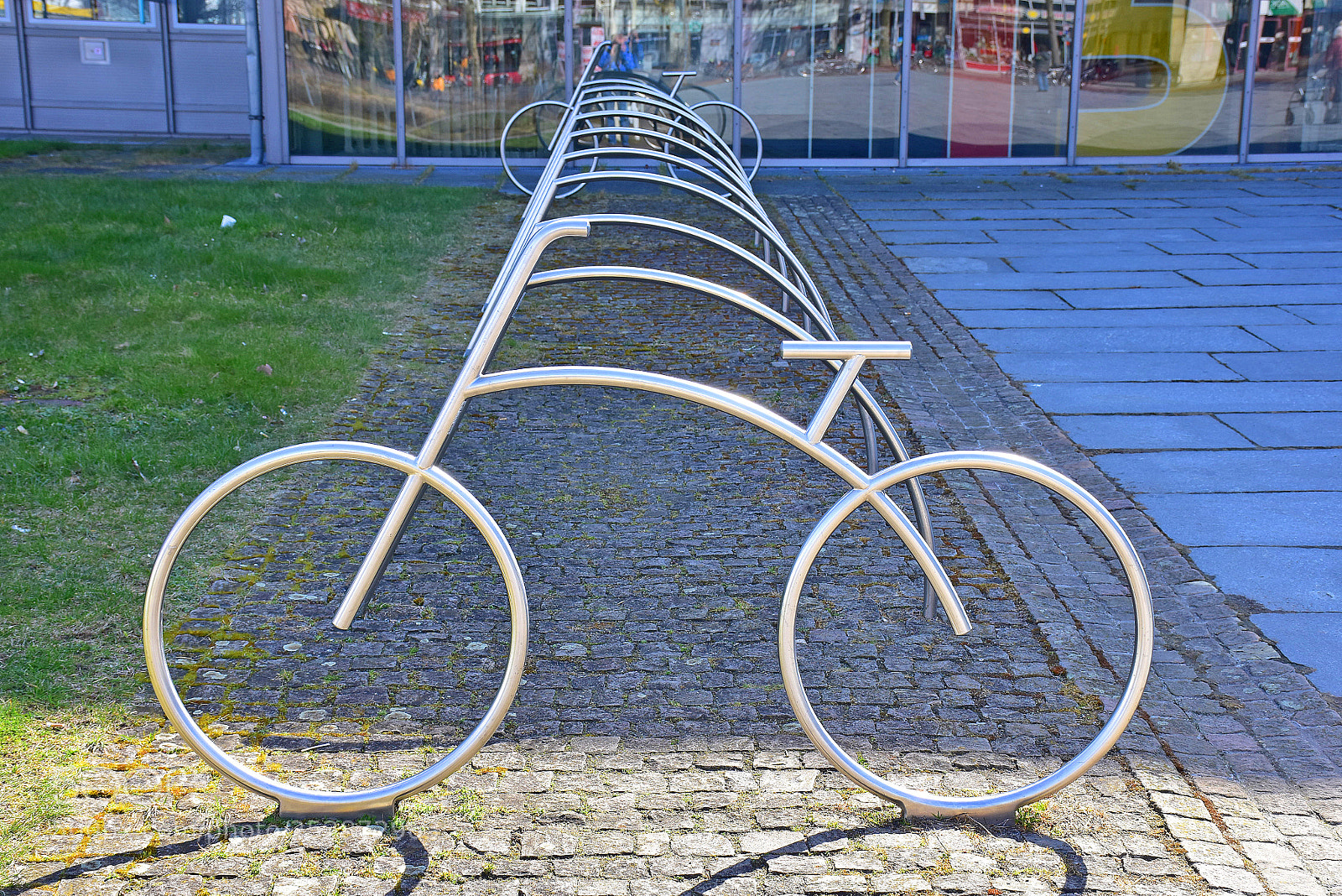Nikon D7200 sample photo. Original bike racks photography