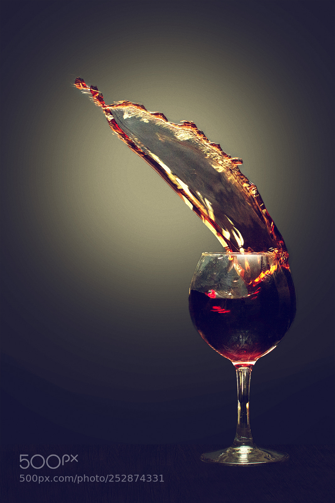 Nikon D5200 sample photo. Red splash photography