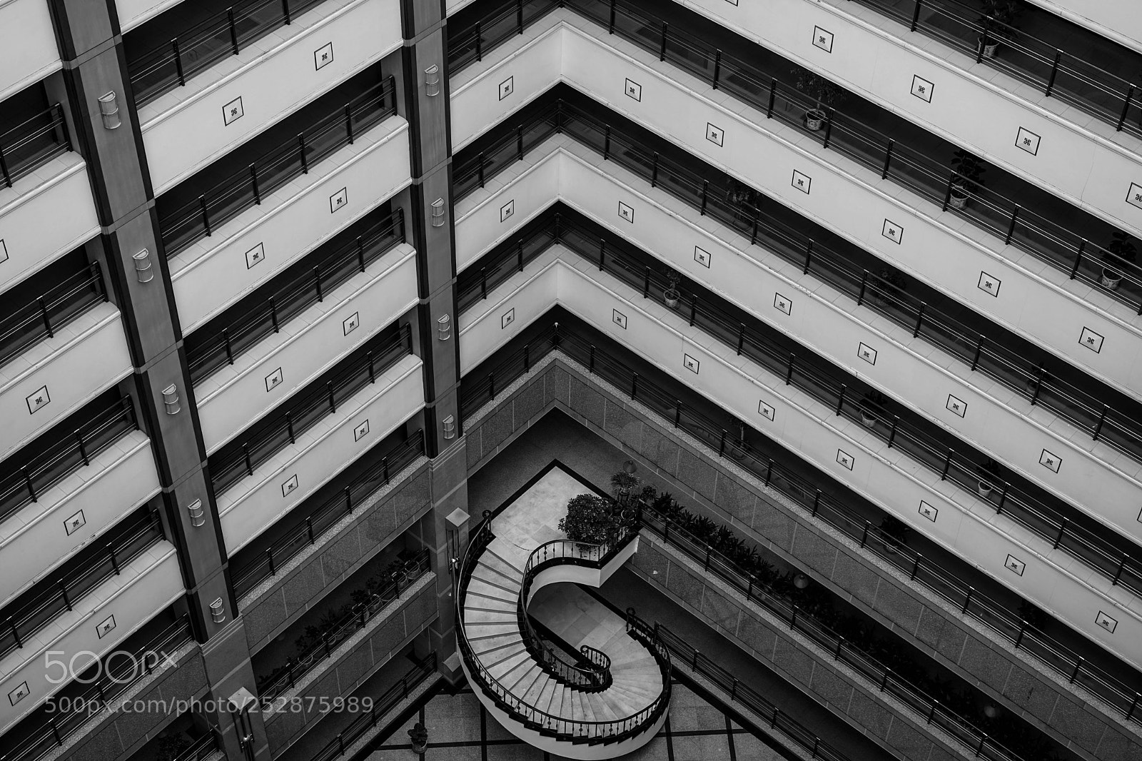 Sony a7 II sample photo. Lovely spiral staircase photography
