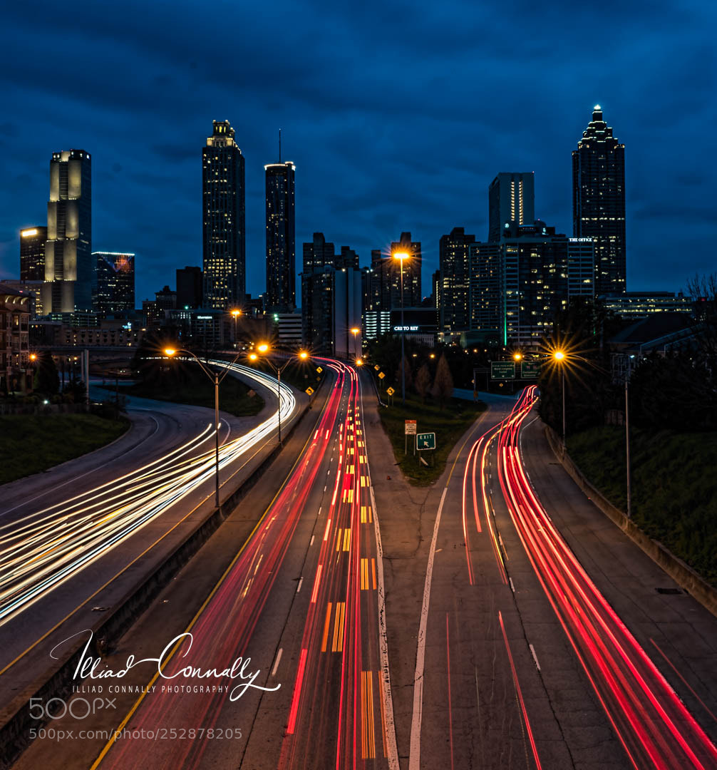 Sony a7R II sample photo. Blue hour checkers photography