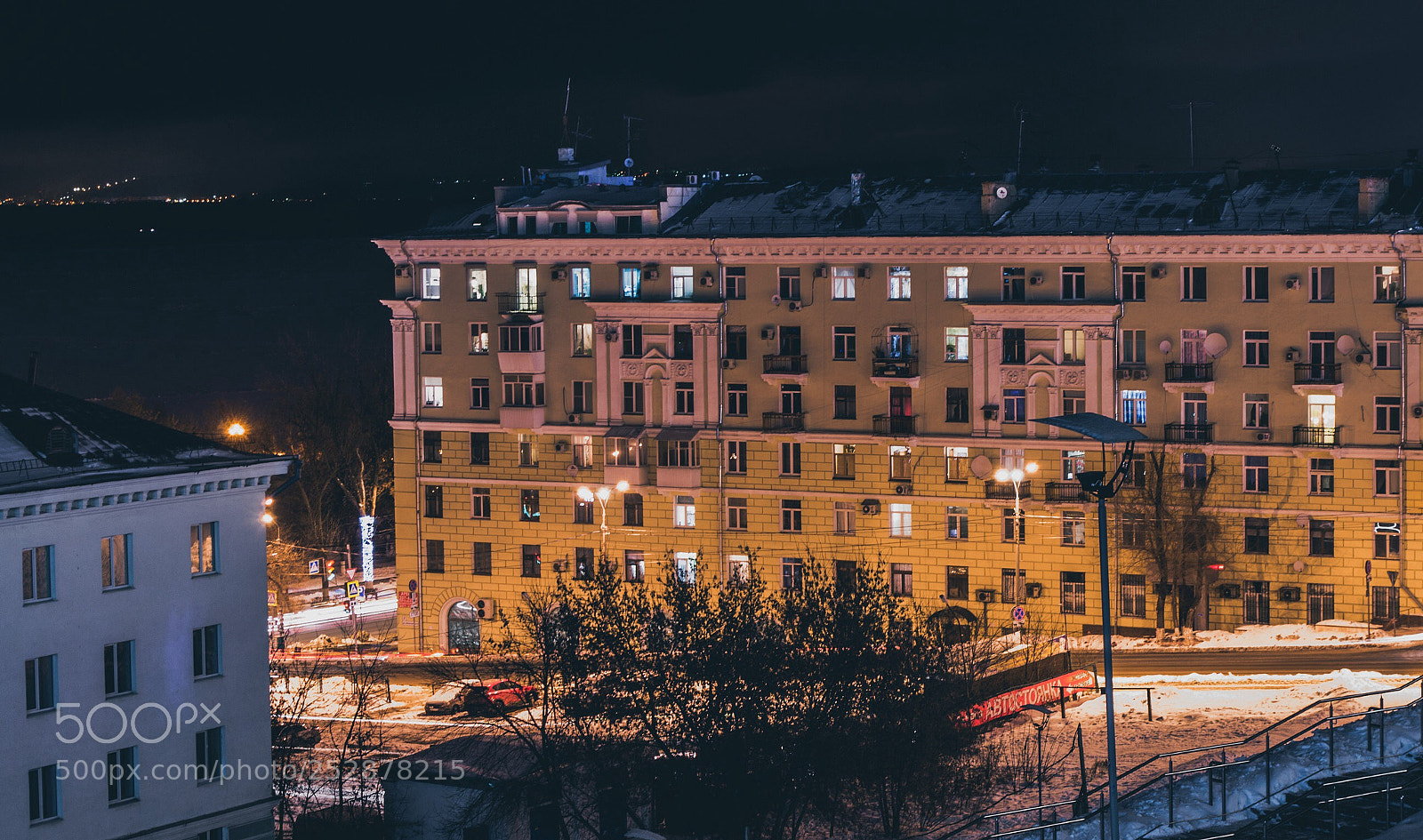 Nikon D3100 sample photo. Night city photography