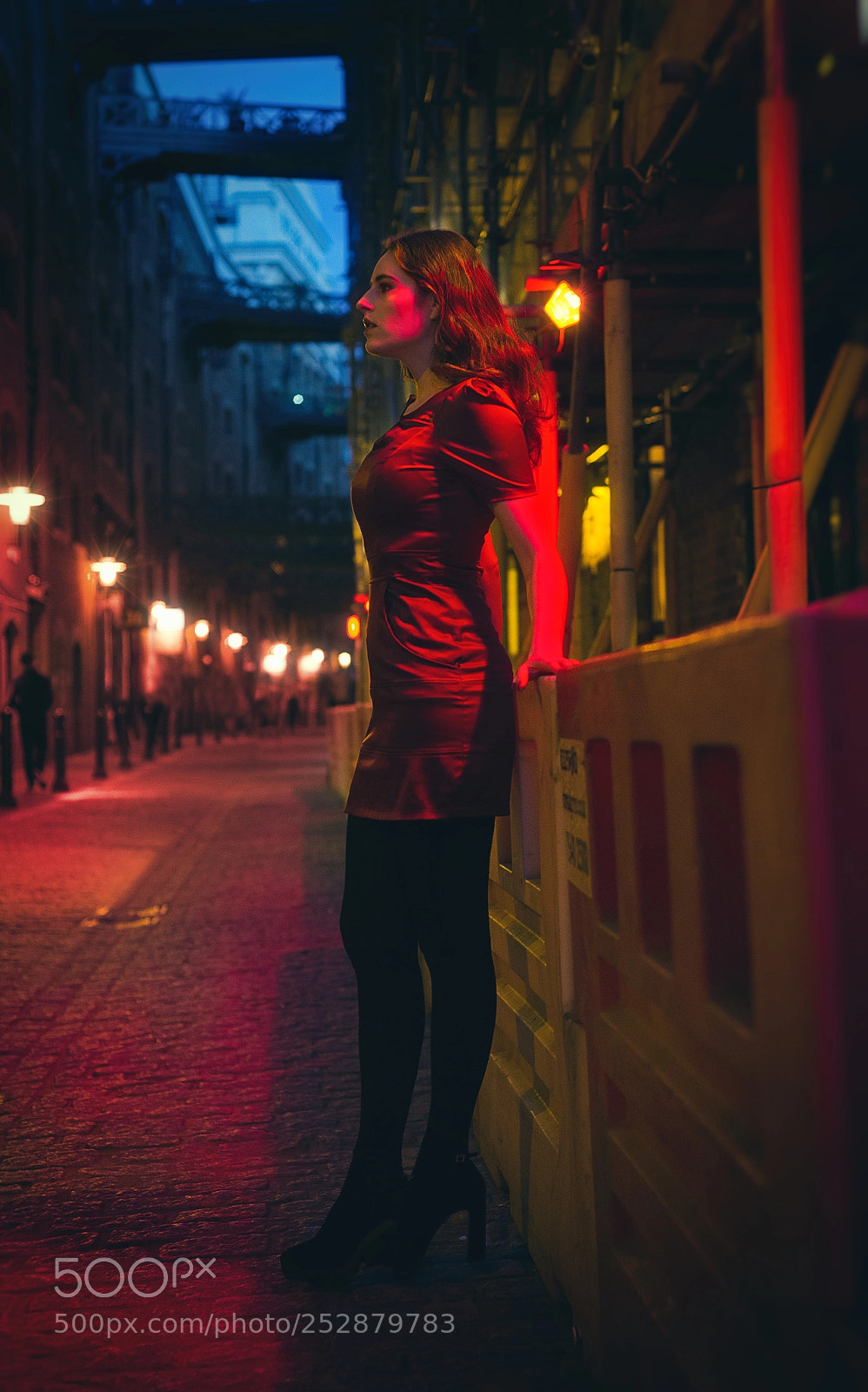 Nikon D600 sample photo. The red night photography