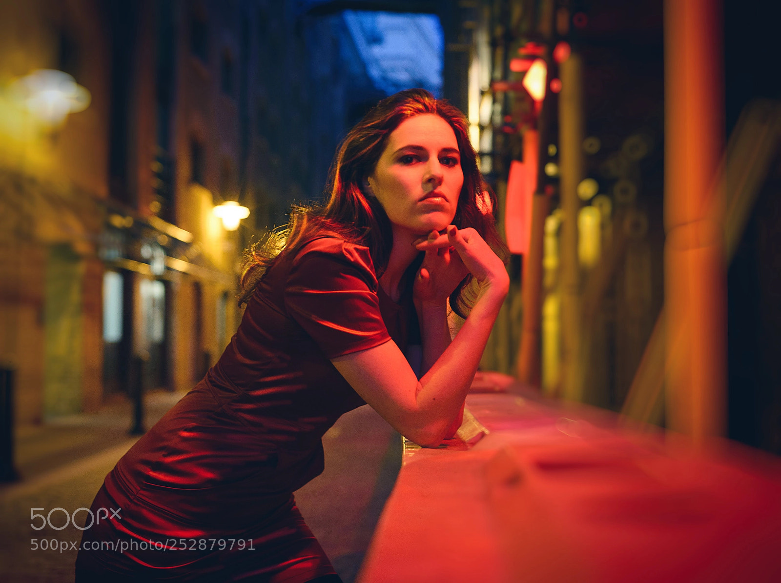 Nikon D600 sample photo. The red night photography