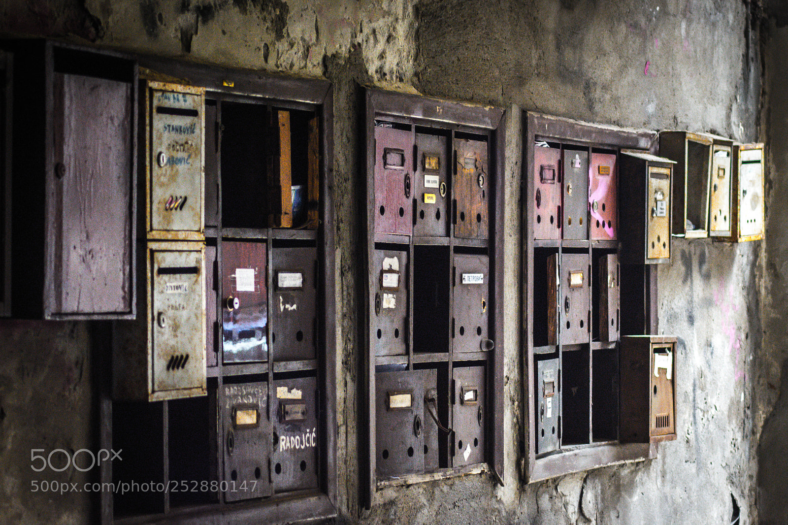 Nikon D7200 sample photo. Mailboxes photography