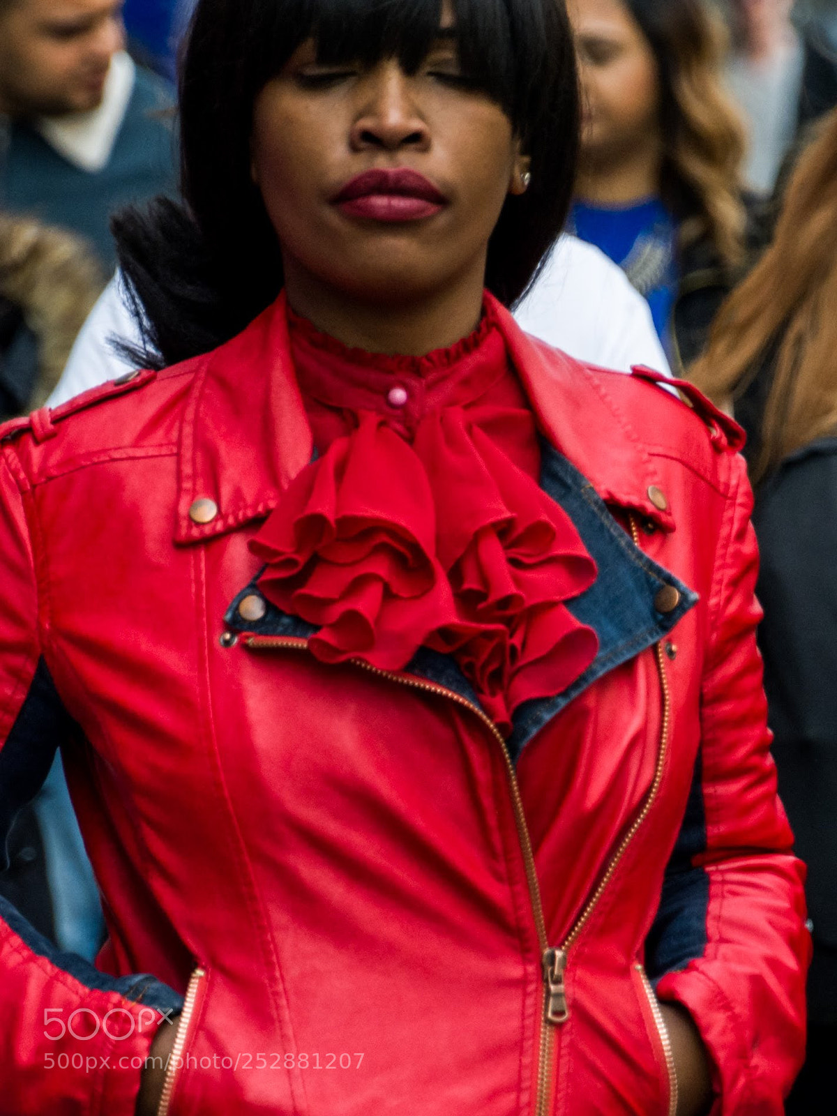 Nikon D7200 sample photo. Woman in red photography